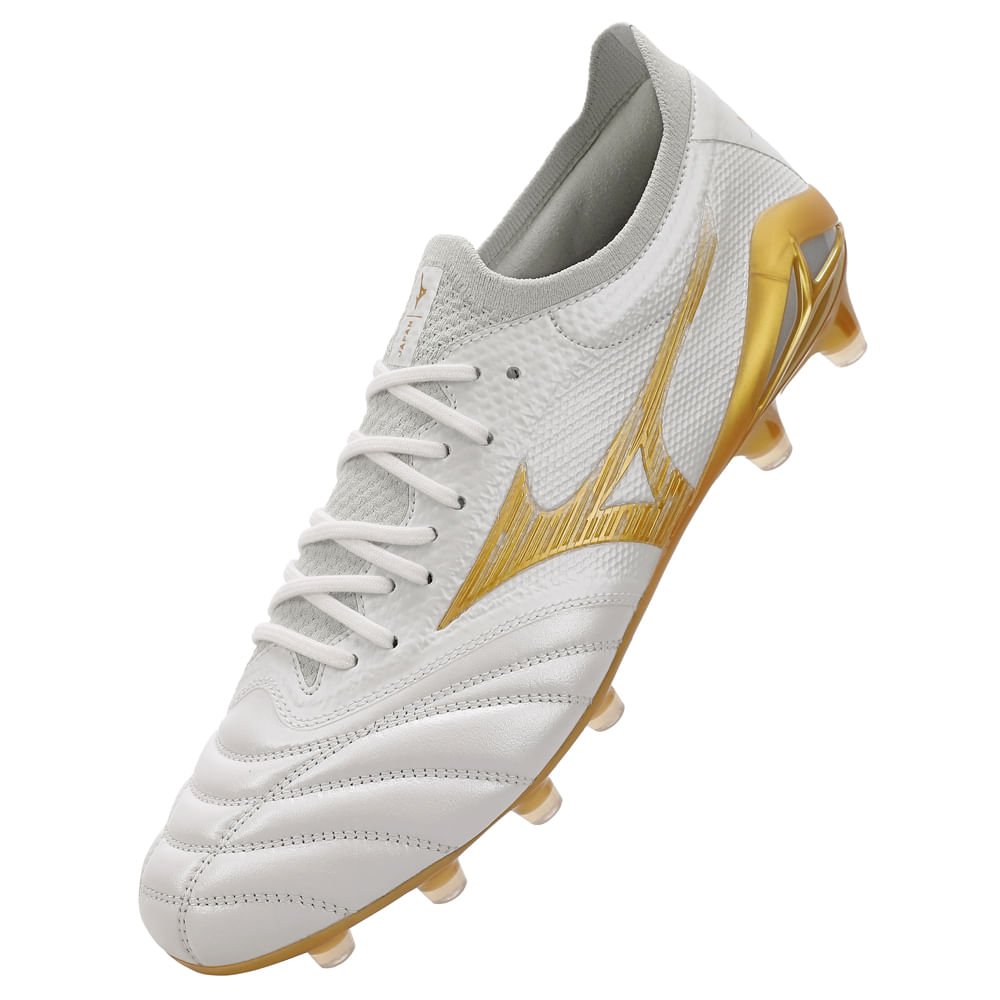 Chuteira de Campo Mizuno Morelia Neo IV Beta Japan Masculina Branco 5