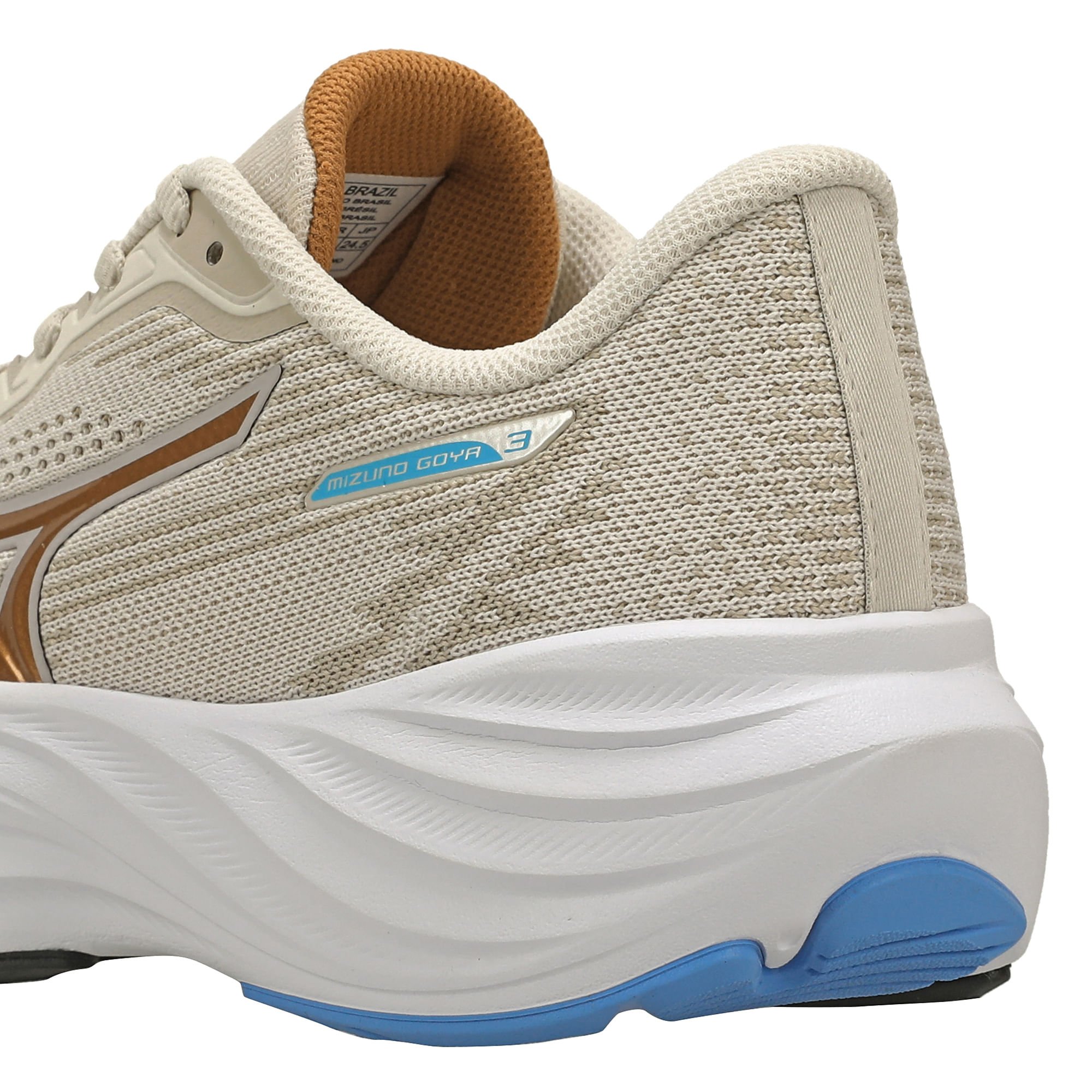 Tênis de Corrida Mizuno Goya 3 Bege 7