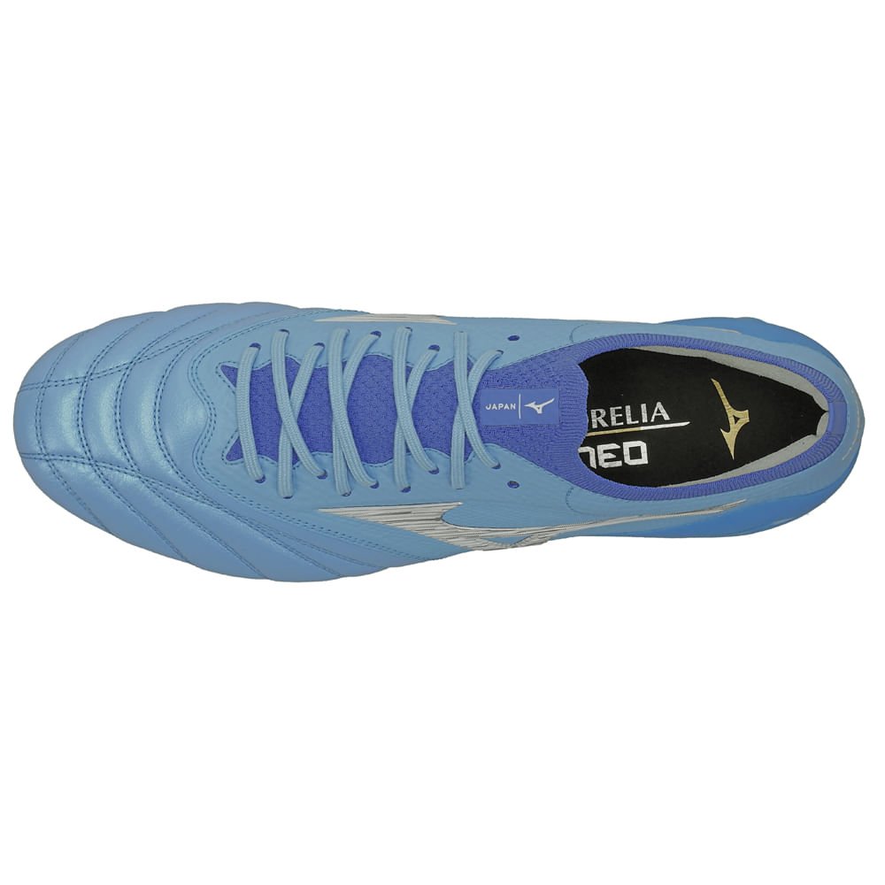 Chuteira de Campo Mizuno Morelia Neo IV Beta Japan Masculina Azul 2