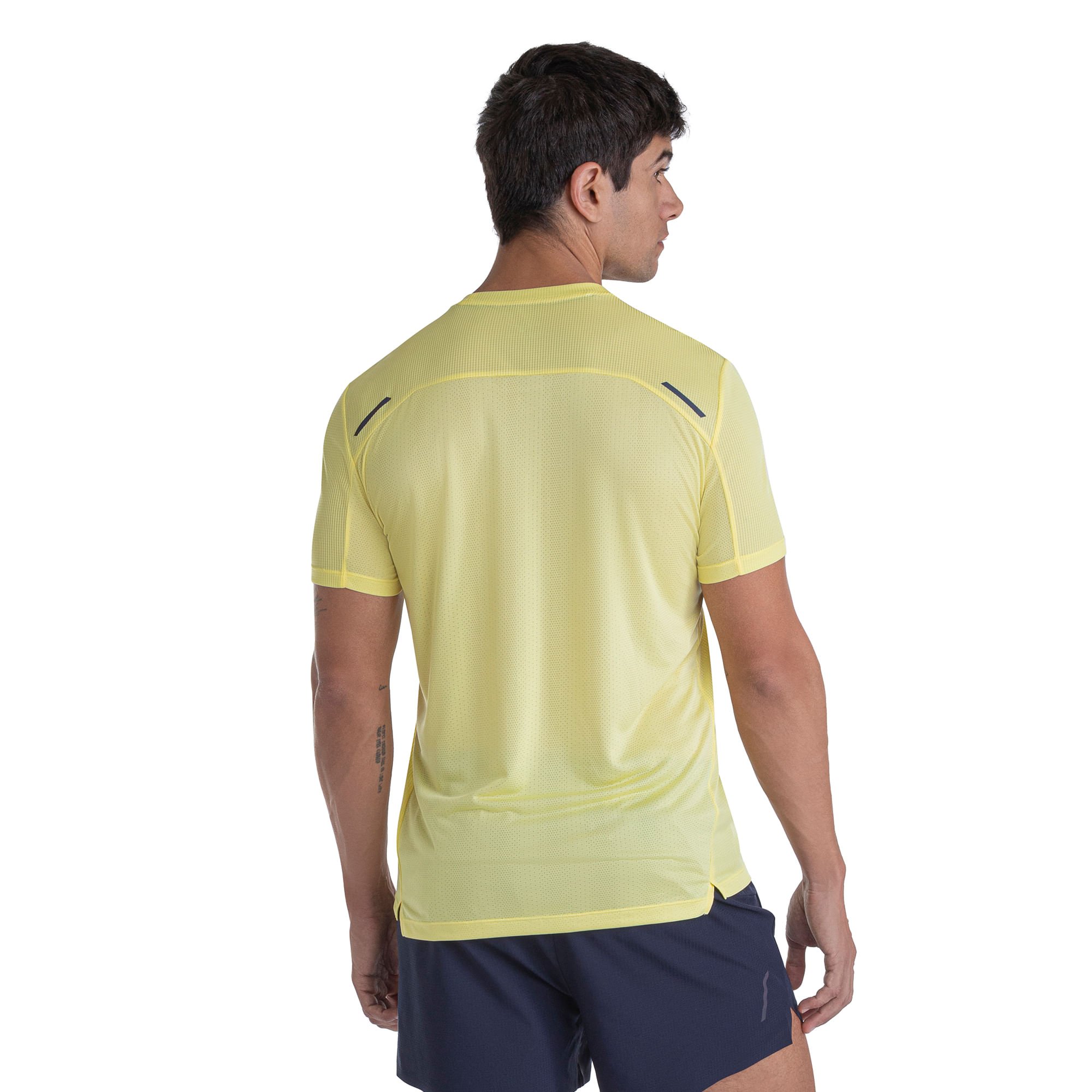 Camiseta de Corrida Mizuno High 3 Amarelo 3