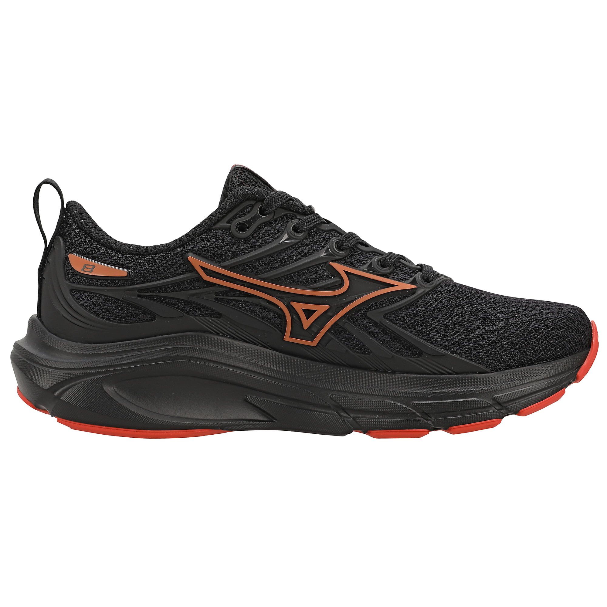Tênis Casual Mizuno Jet 8 Infantil Preto 3
