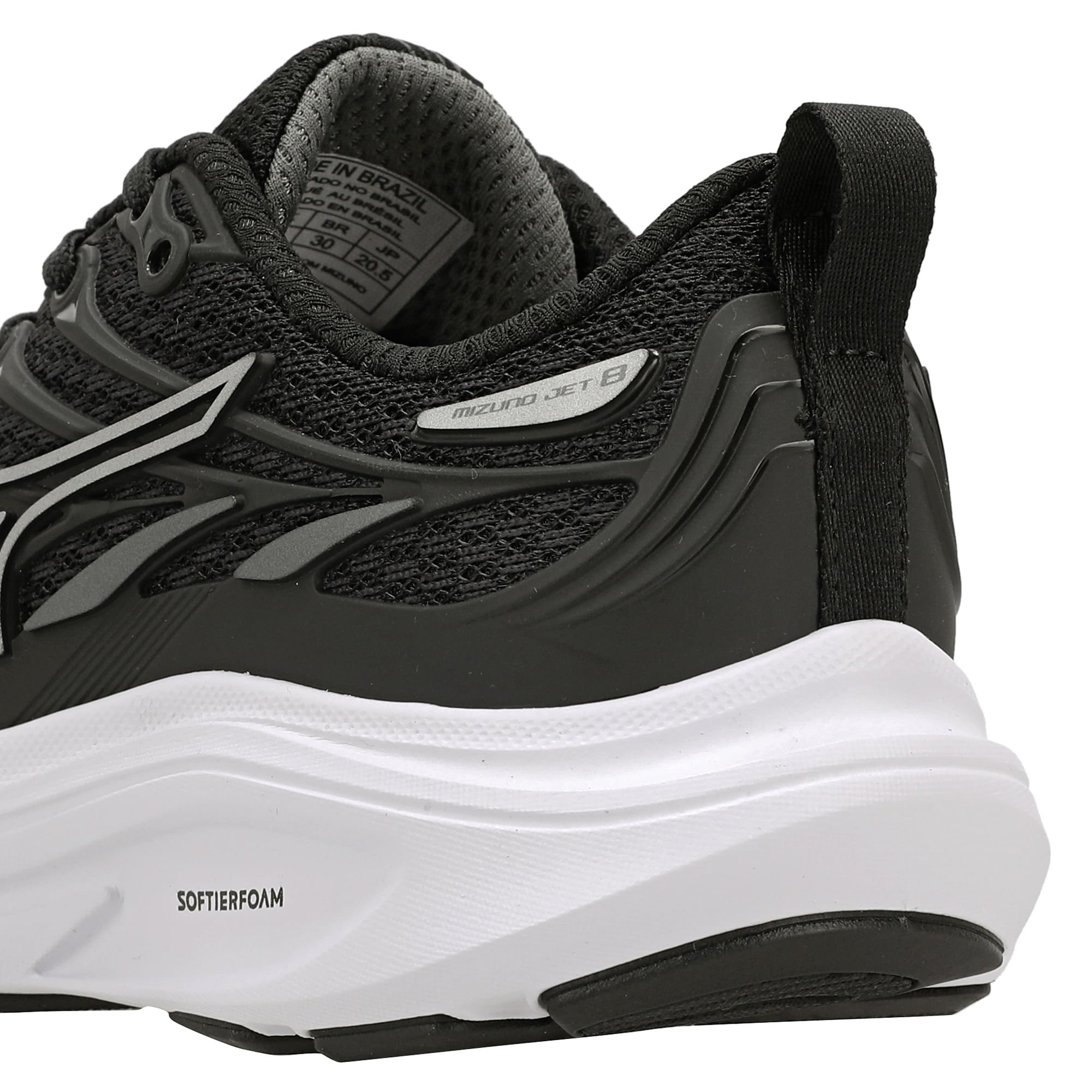Tênis Casual Mizuno Jet 8 Infantil Preto 7