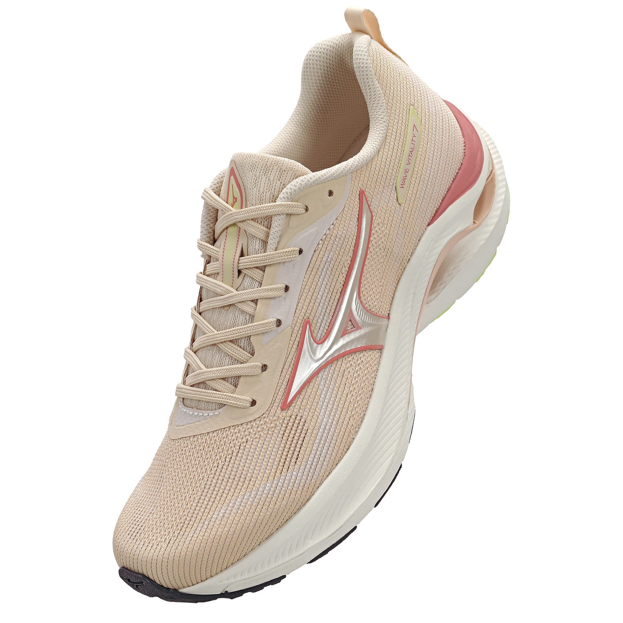 Tênis de Corrida Mizuno Wave Vitality 7 Bege 5