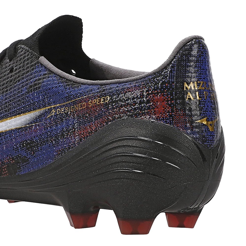 Chuteira de Futebol Mizuno Alpha III Japan Masculina Preto 7