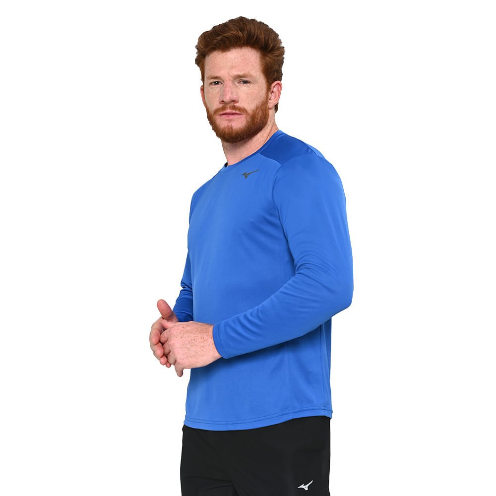 Camiseta de Treino Mizuno Two Loops 8 Azul 2