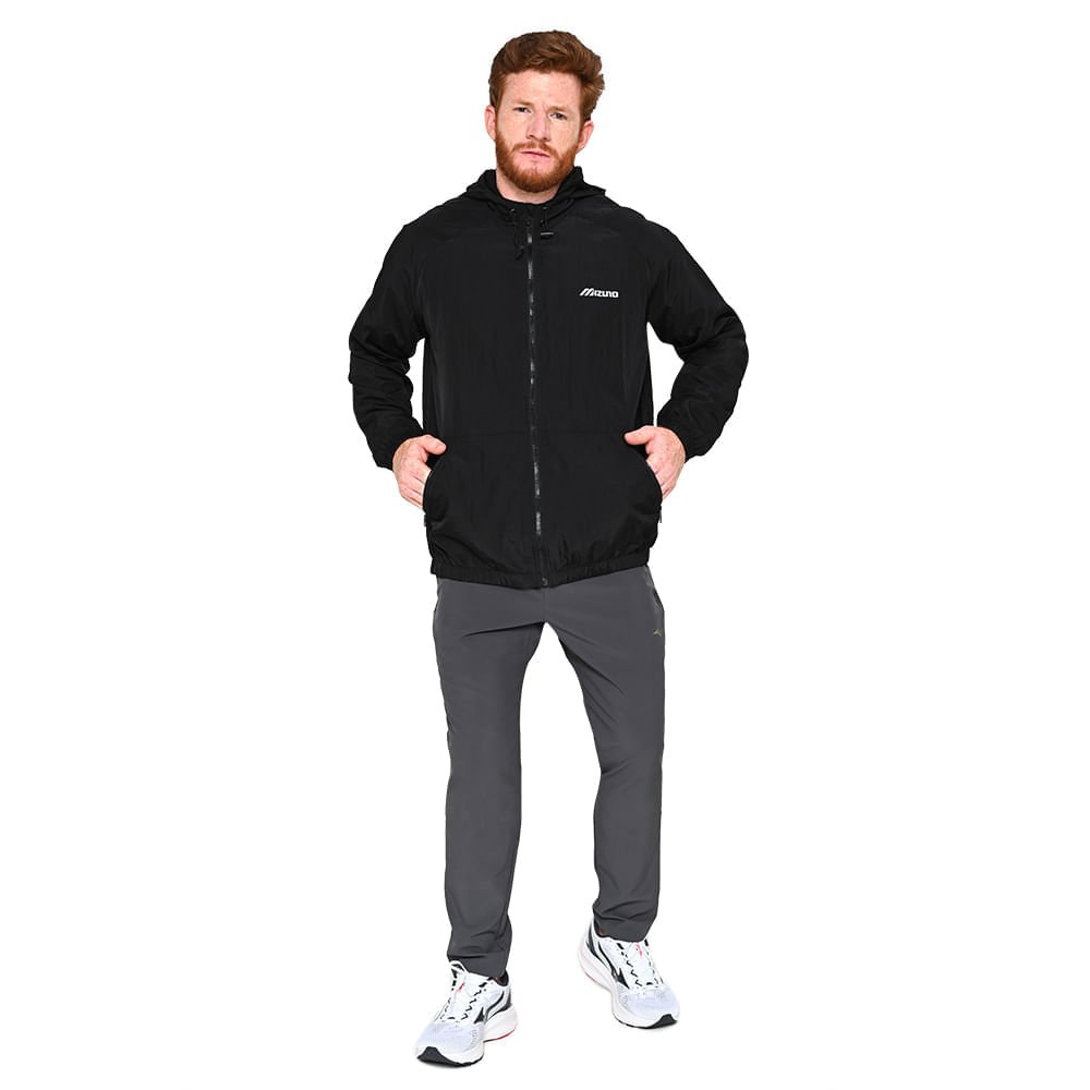 Jaqueta Casual Mizuno Street Preto 8