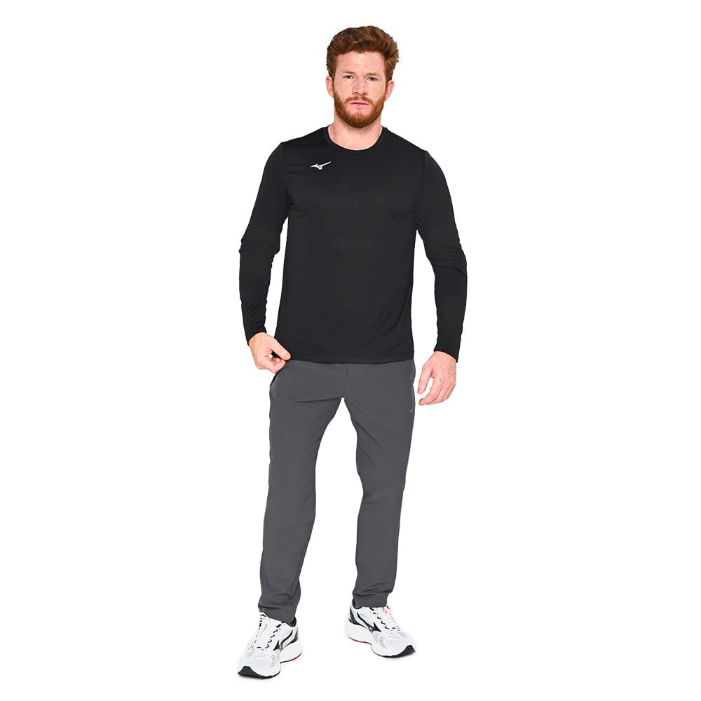 Calça de Treino Mizuno Two Loops 8 Cinza 4