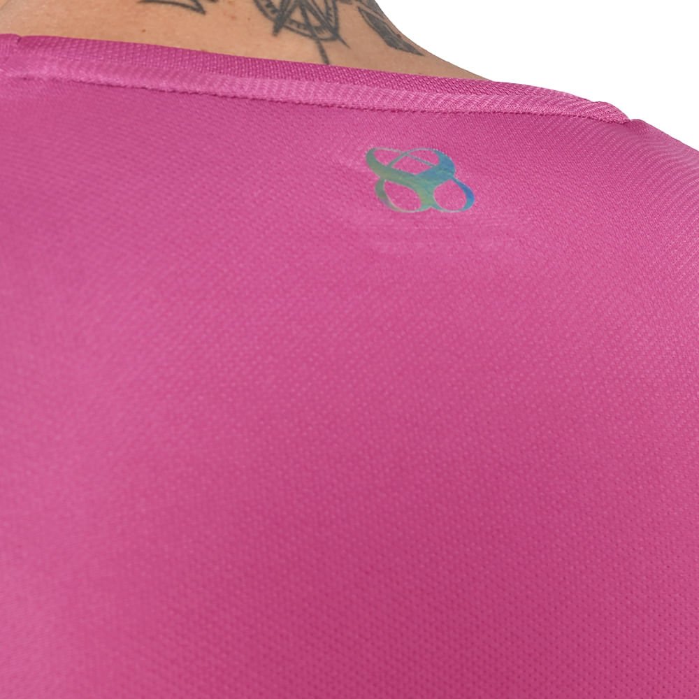 Camiseta de Treino Mizuno Two Loops 8 Rosa 5