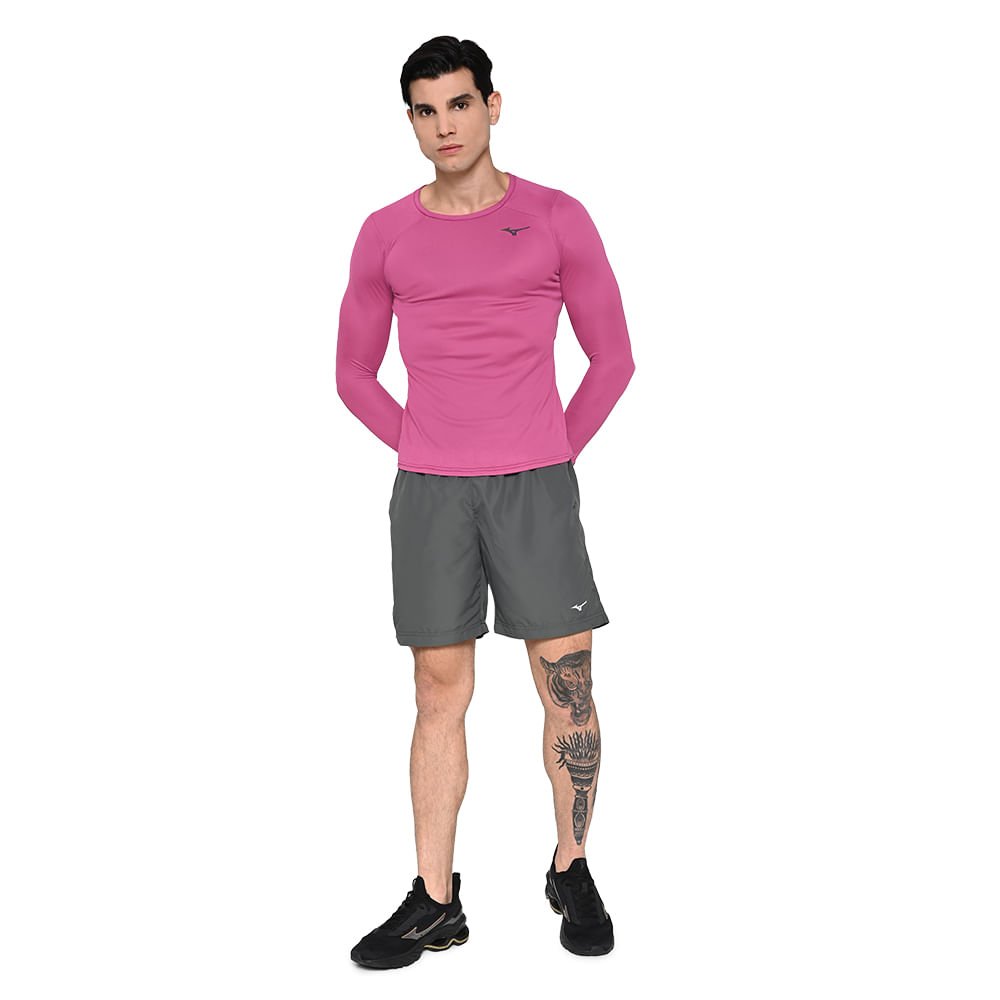 Camiseta de Treino Mizuno Two Loops 8 Rosa 6