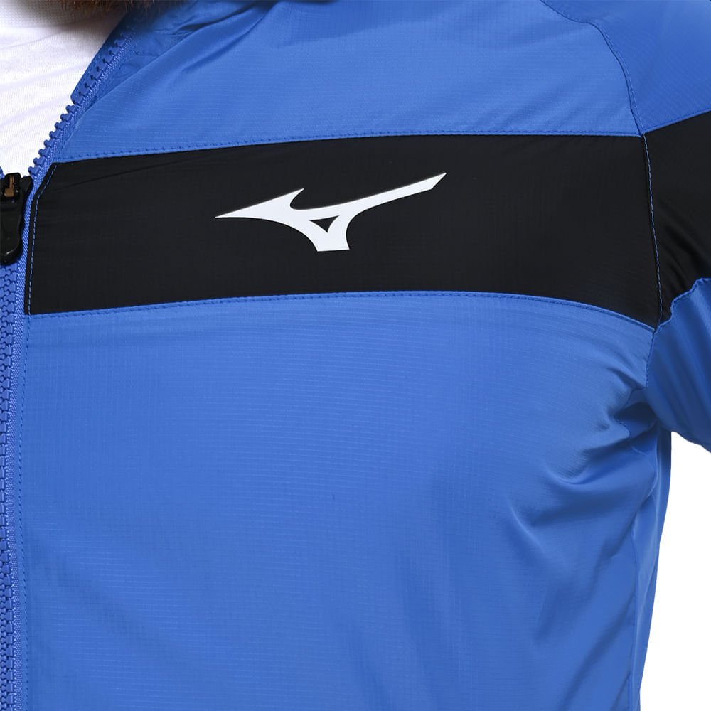 Jaqueta de Treino Mizuno Hooded Azul 7