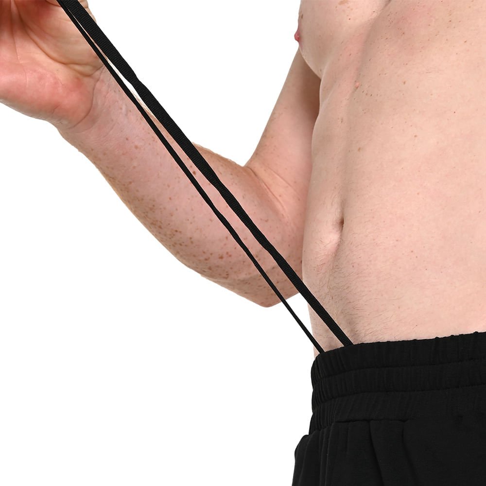 Bermuda Casual Mizuno de Moletom Preto 7