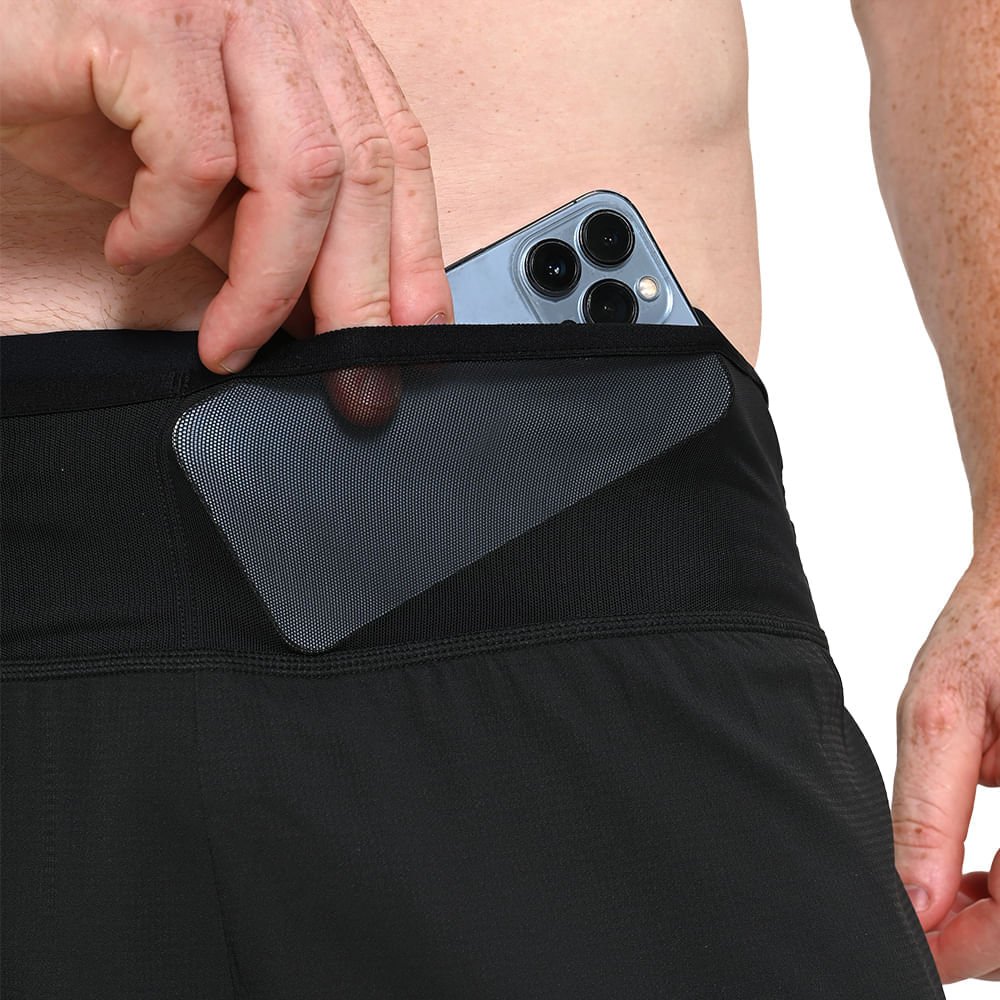 Shorts de Corrida Mizuno Trail ER 2 em 1 Preto 8