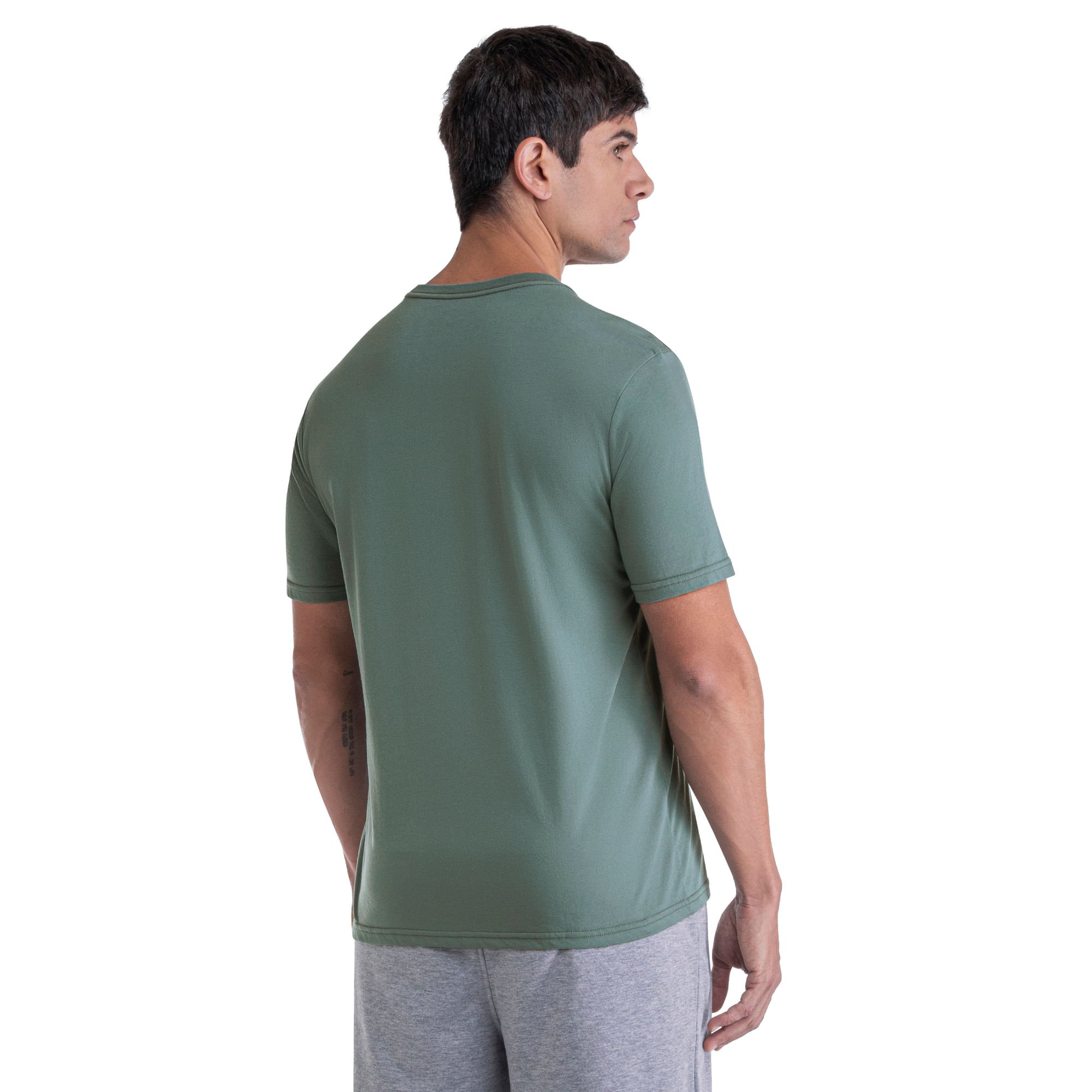 Camiseta Mizuno Basic Big Verde 3