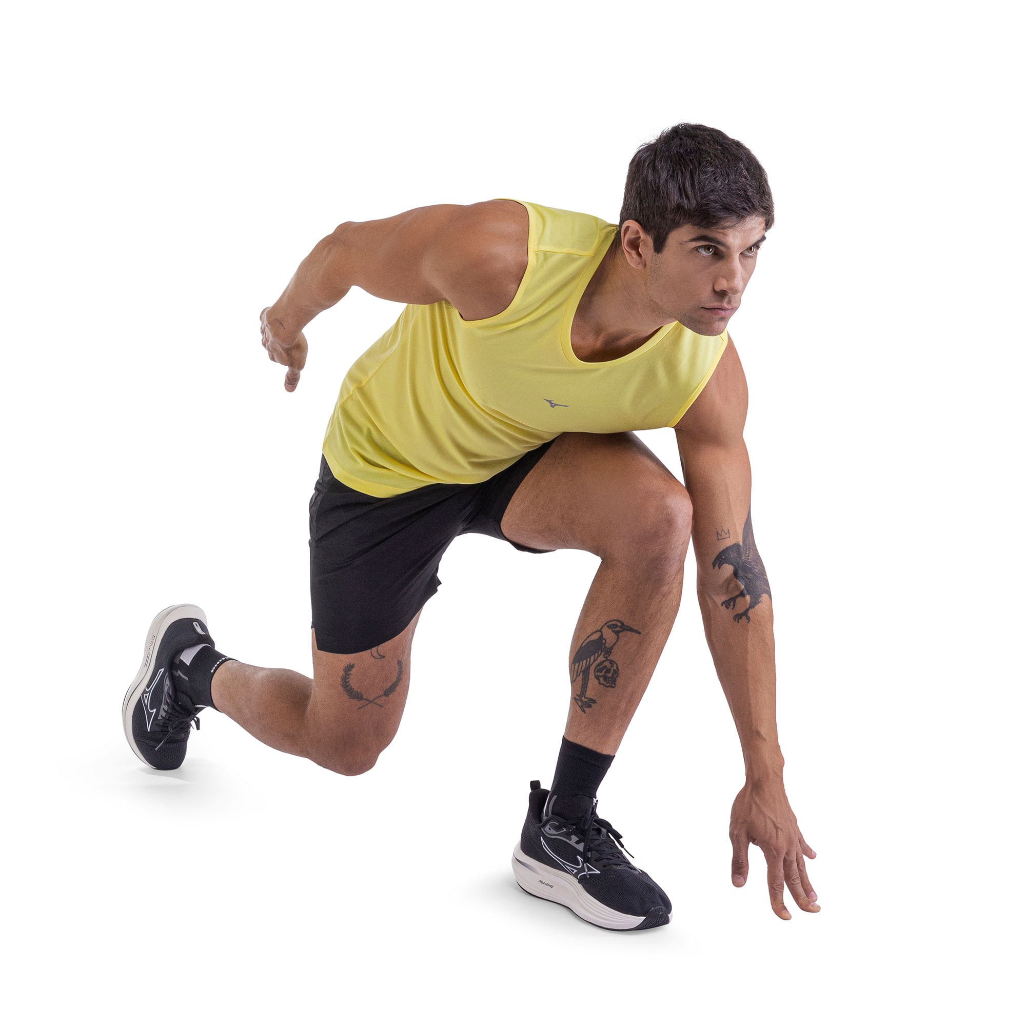 Regata de Corrida Mizuno Nirvana Amarelo 4