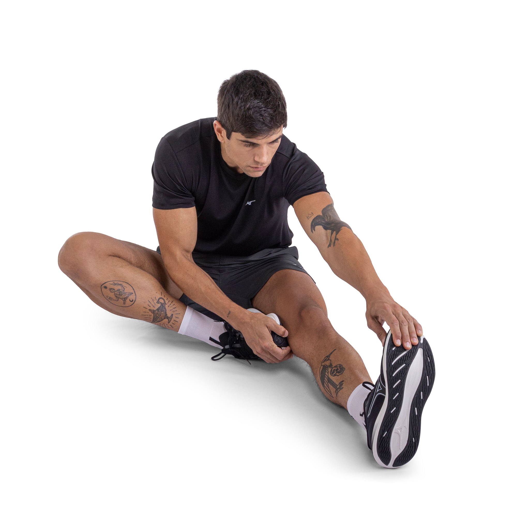 Camiseta de Corrida Mizuno Nirvana Preto 4