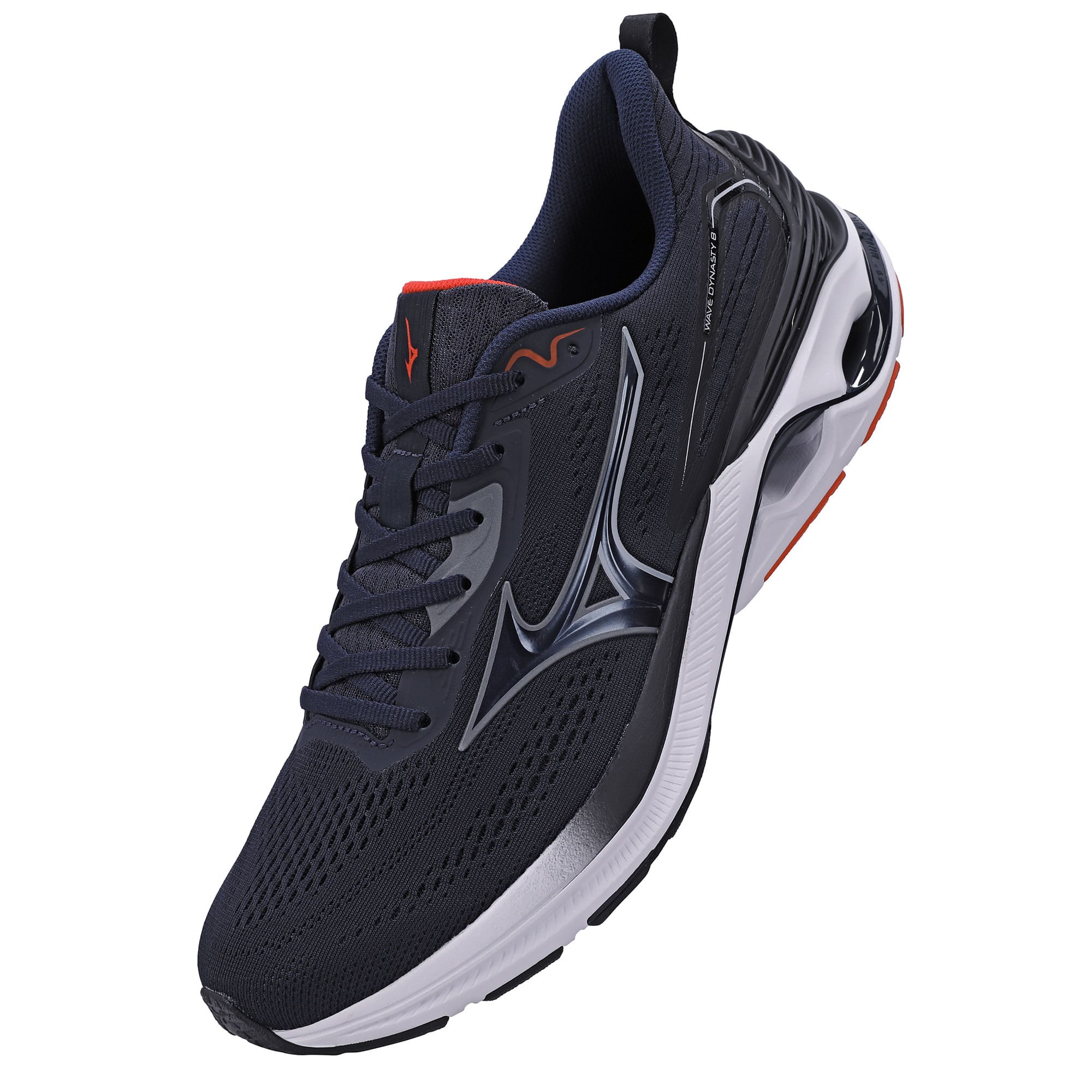 Tênis de Corrida Mizuno Wave Dynasty 8 Azul Marinho 6