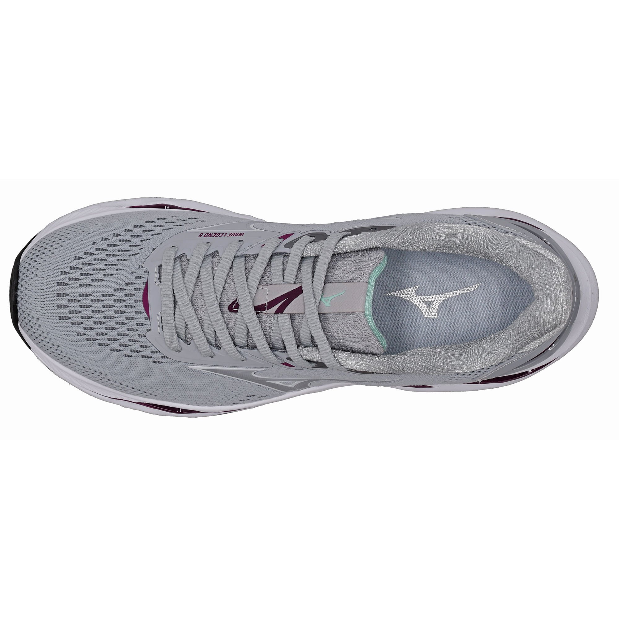 Tênis de Corrida Mizuno Wave Legend 5 Cinza 4