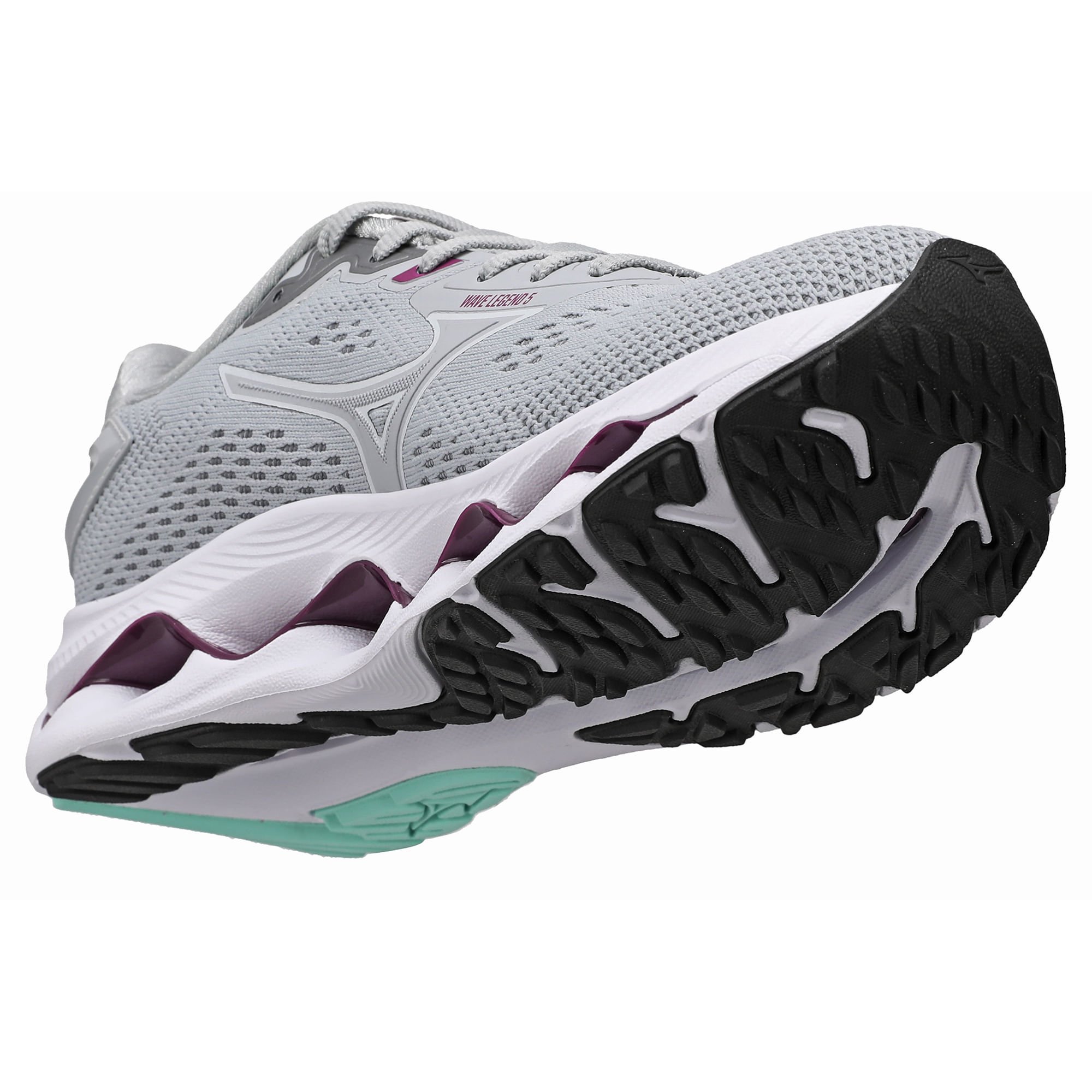 Tênis de Corrida Mizuno Wave Legend 5 Cinza 7