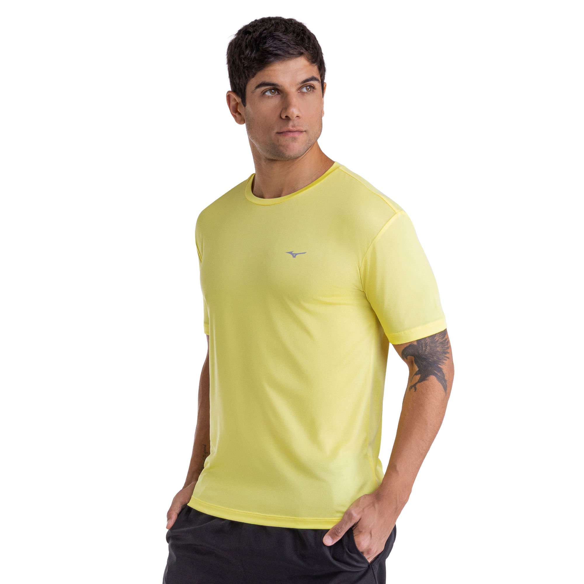 Camiseta de Corrida Mizuno Nirvana Amarelo 2