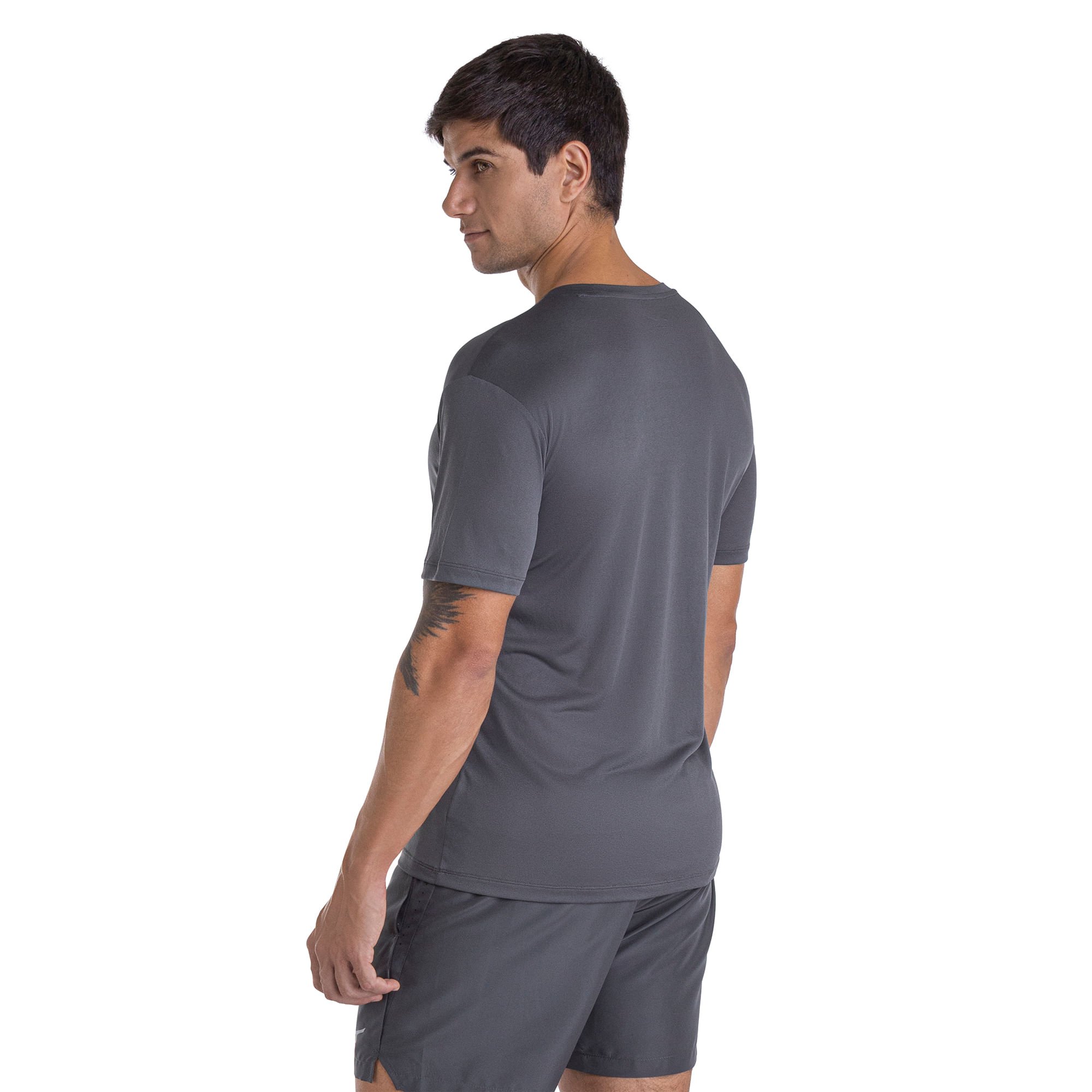 Camiseta de Corrida Mizuno Nirvana Cinza 3