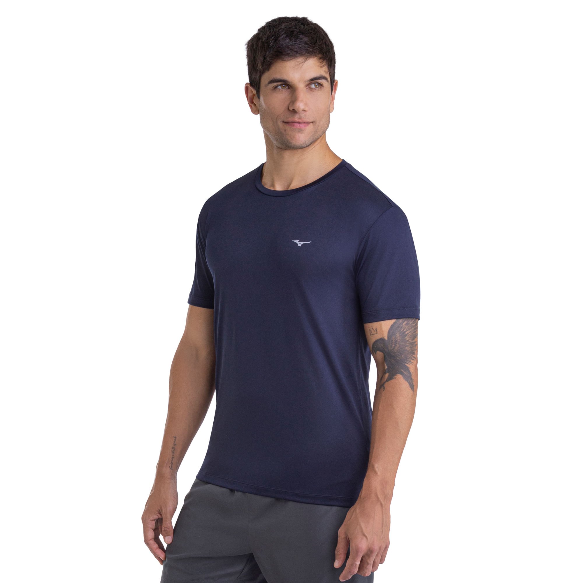 Camiseta de Corrida Mizuno Nirvana Azul Marinho 2