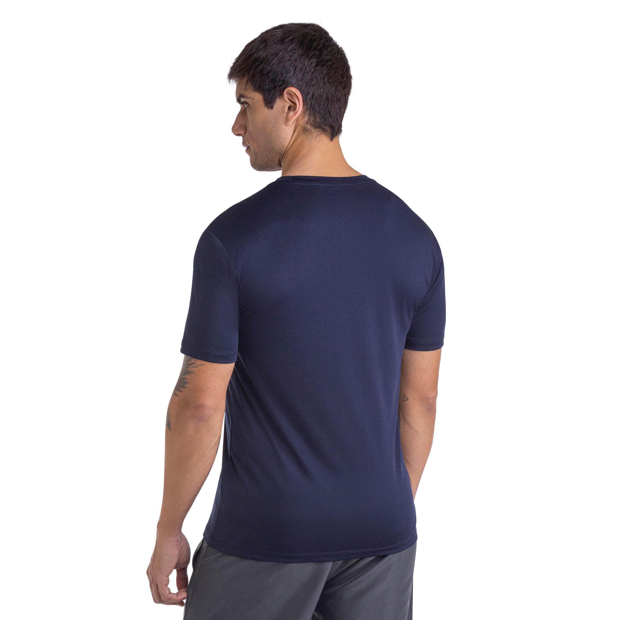 Camiseta de Corrida Mizuno Nirvana Azul Marinho 3
