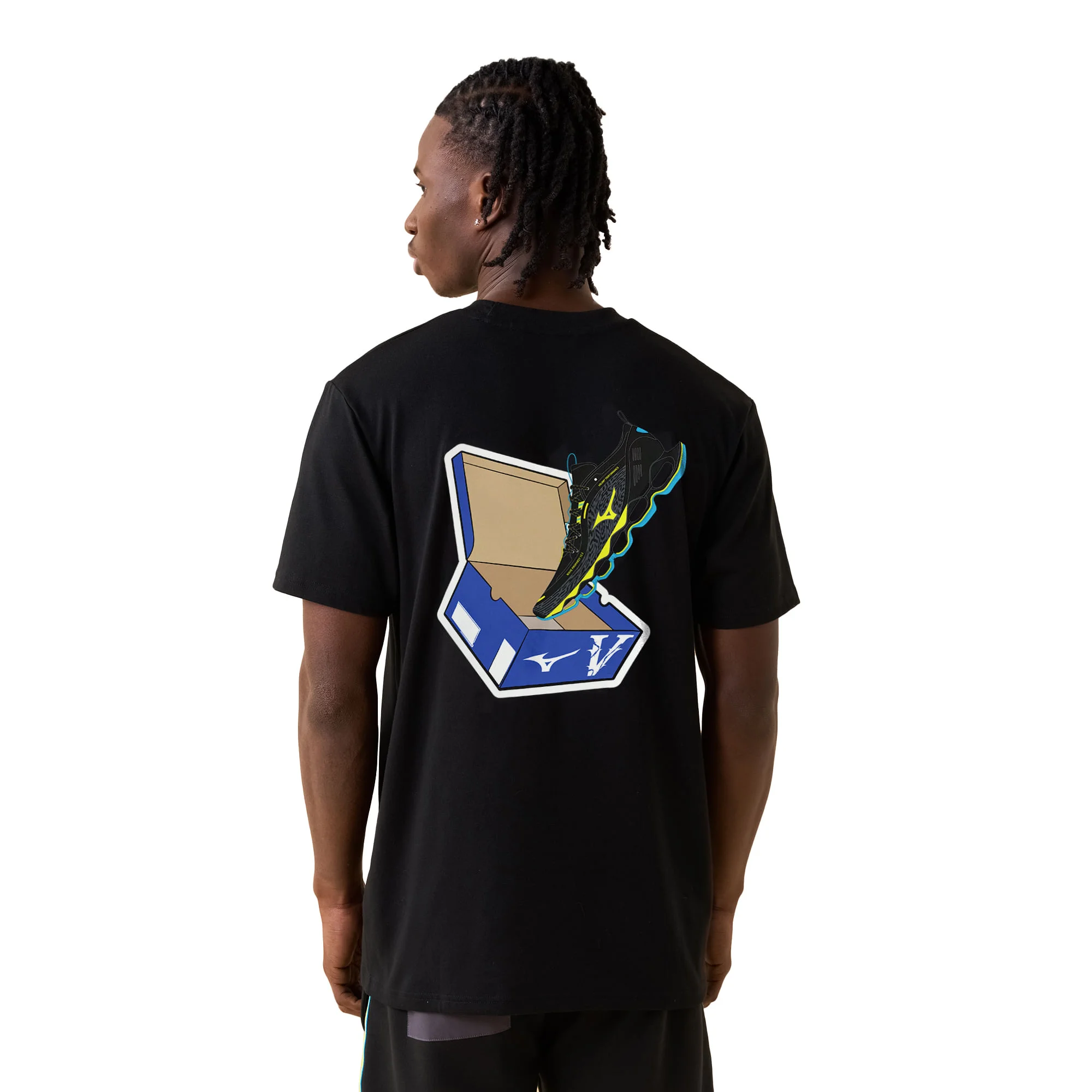 Camiseta Casual Vrunk x Mizuno Core Preto 2