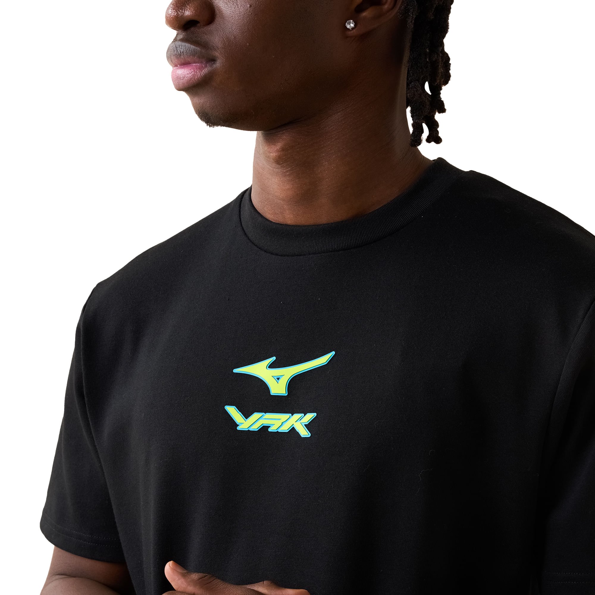 Camiseta Casual Vrunk x Mizuno Core Preto 3