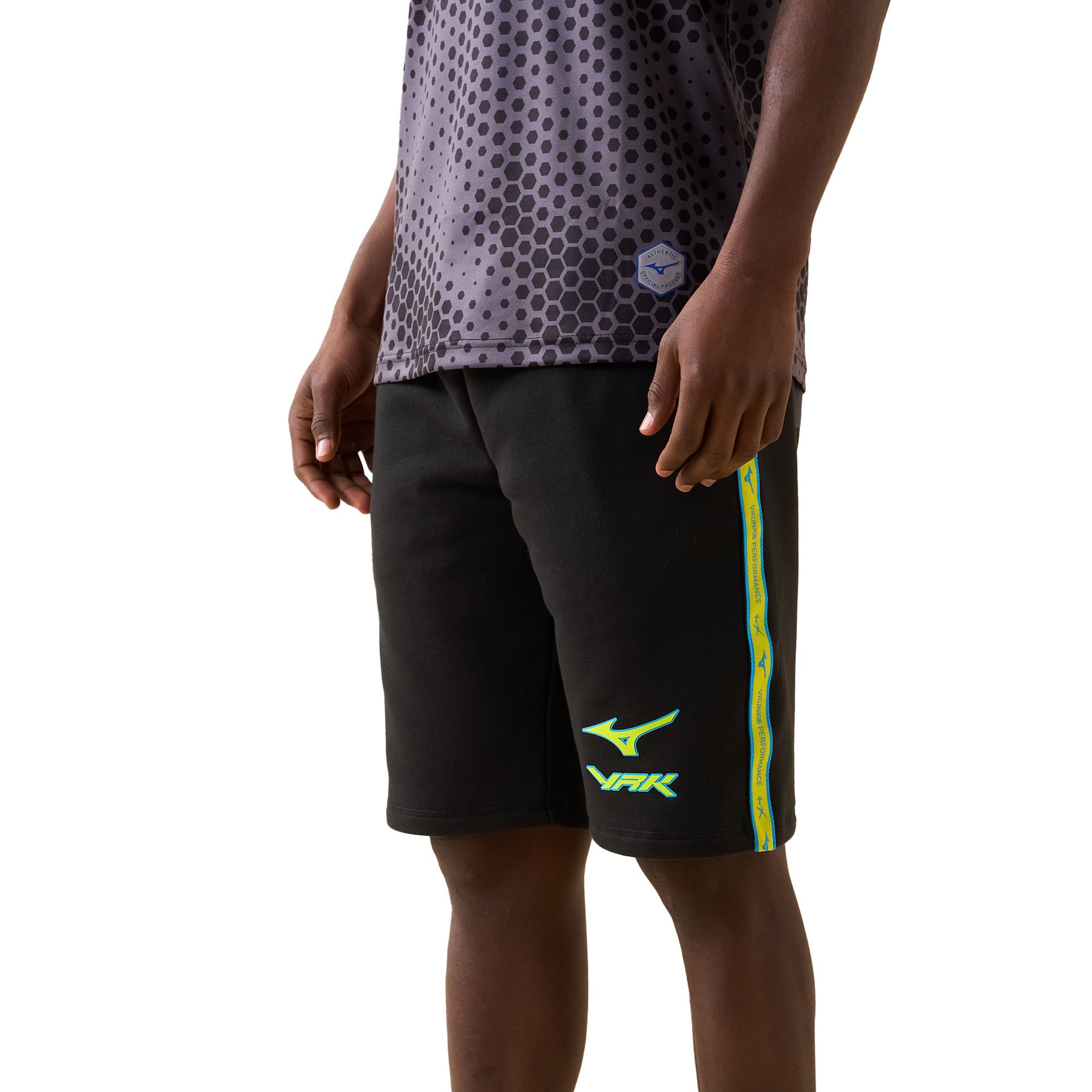 Shorts Casual Vrunk x Mizuno Preto 2