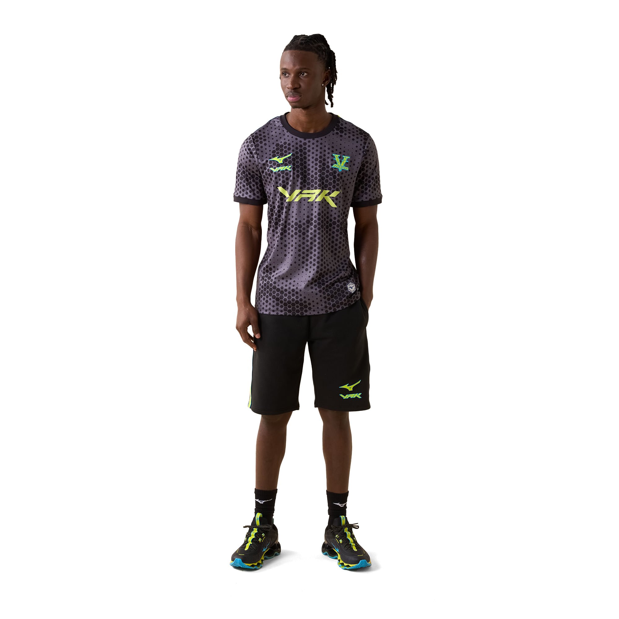 Shorts Casual Vrunk x Mizuno Preto 6