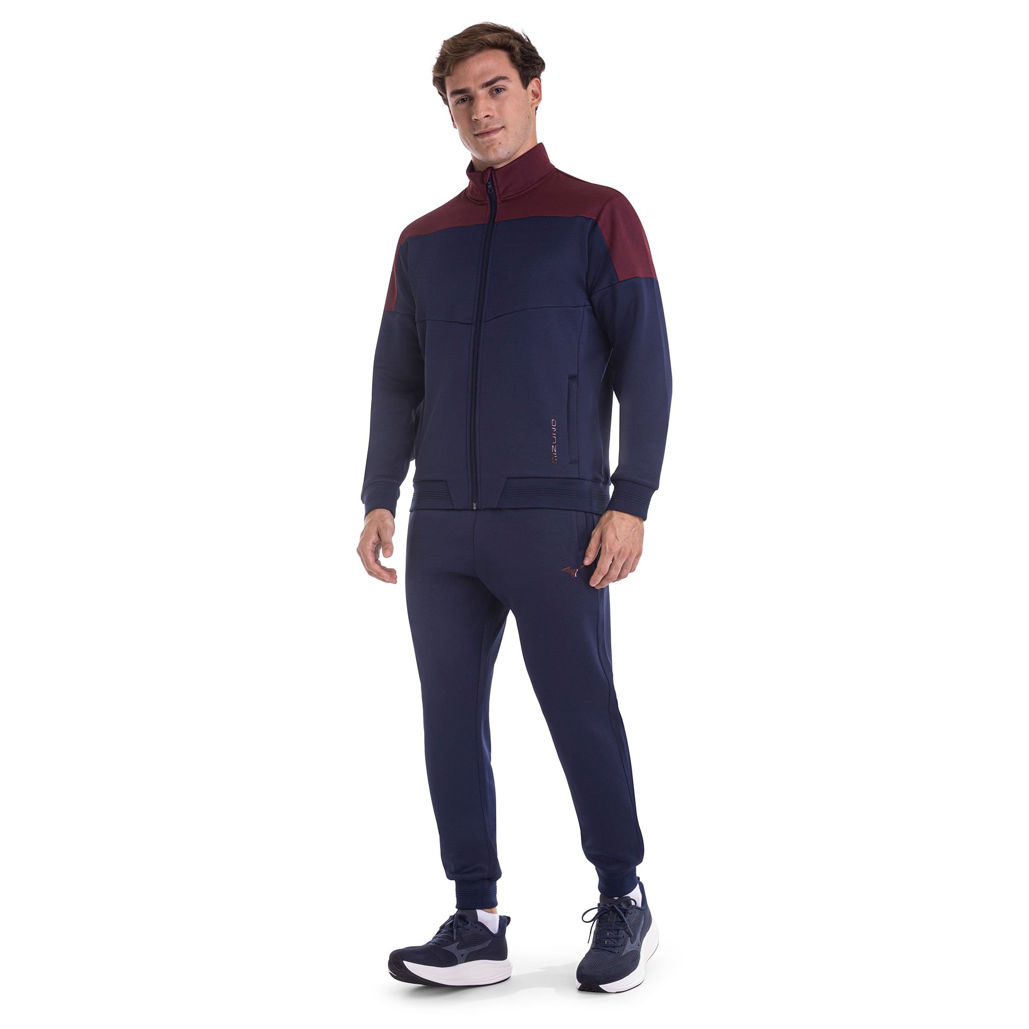 Conjunto de Agasalho de Treino Mizuno Root V Masculino Azul 2