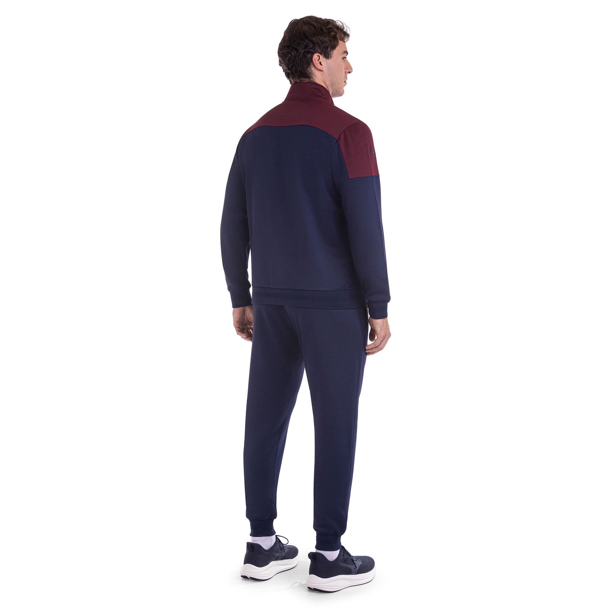 Conjunto de Agasalho de Treino Mizuno Root V Masculino Azul 4