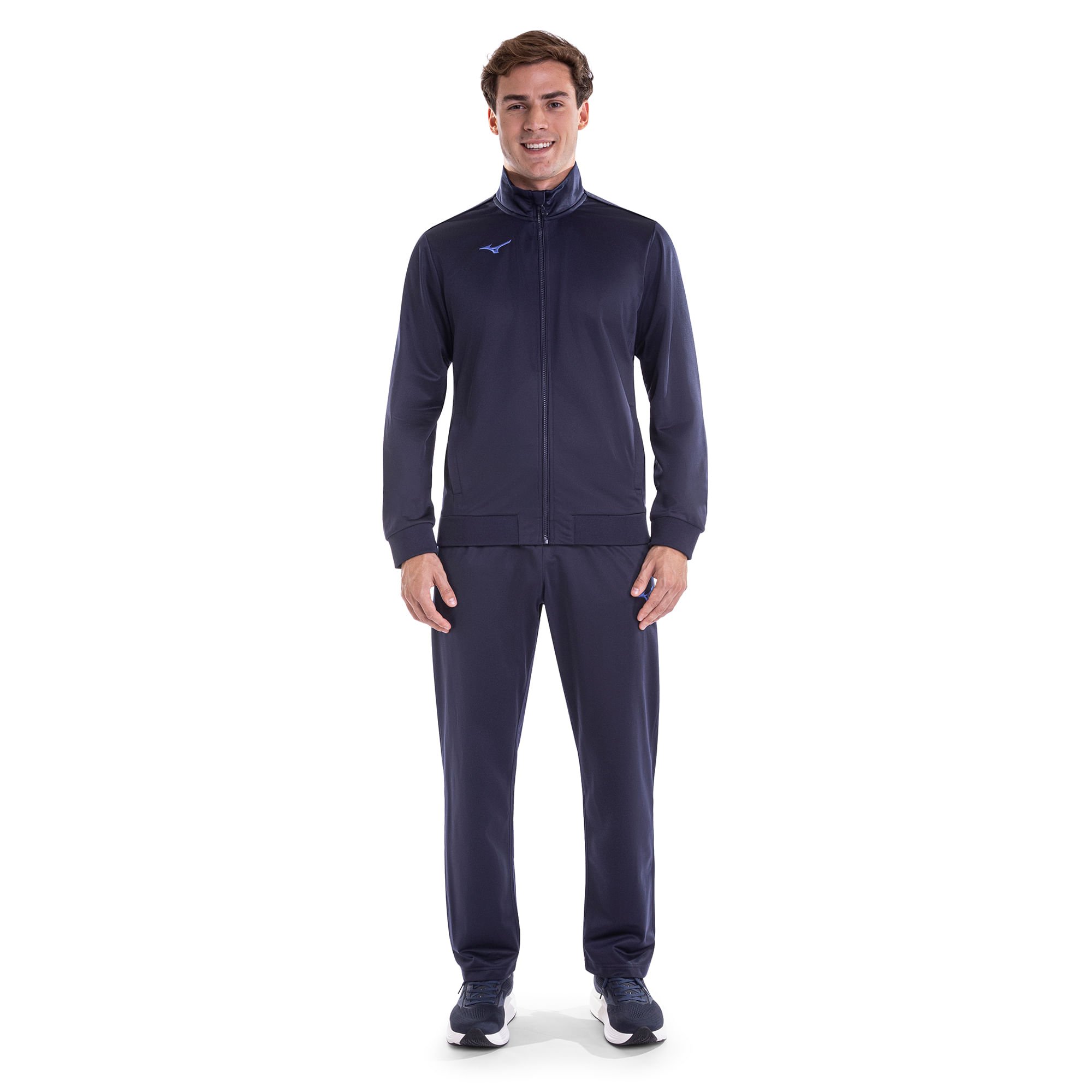 Conjunto de Agasalho de Treino Mizuno Root V Masculino Azul