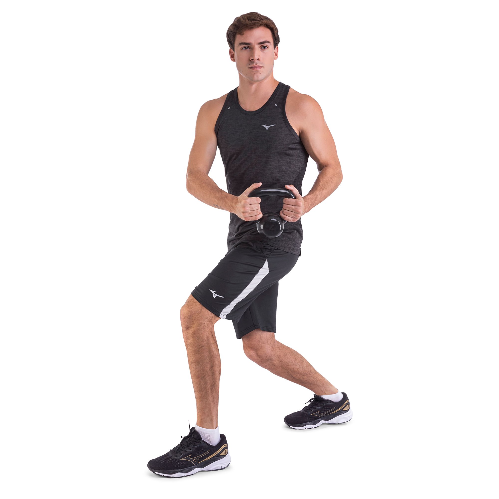 Regata Mizuno Prime New Masculina Preto 4