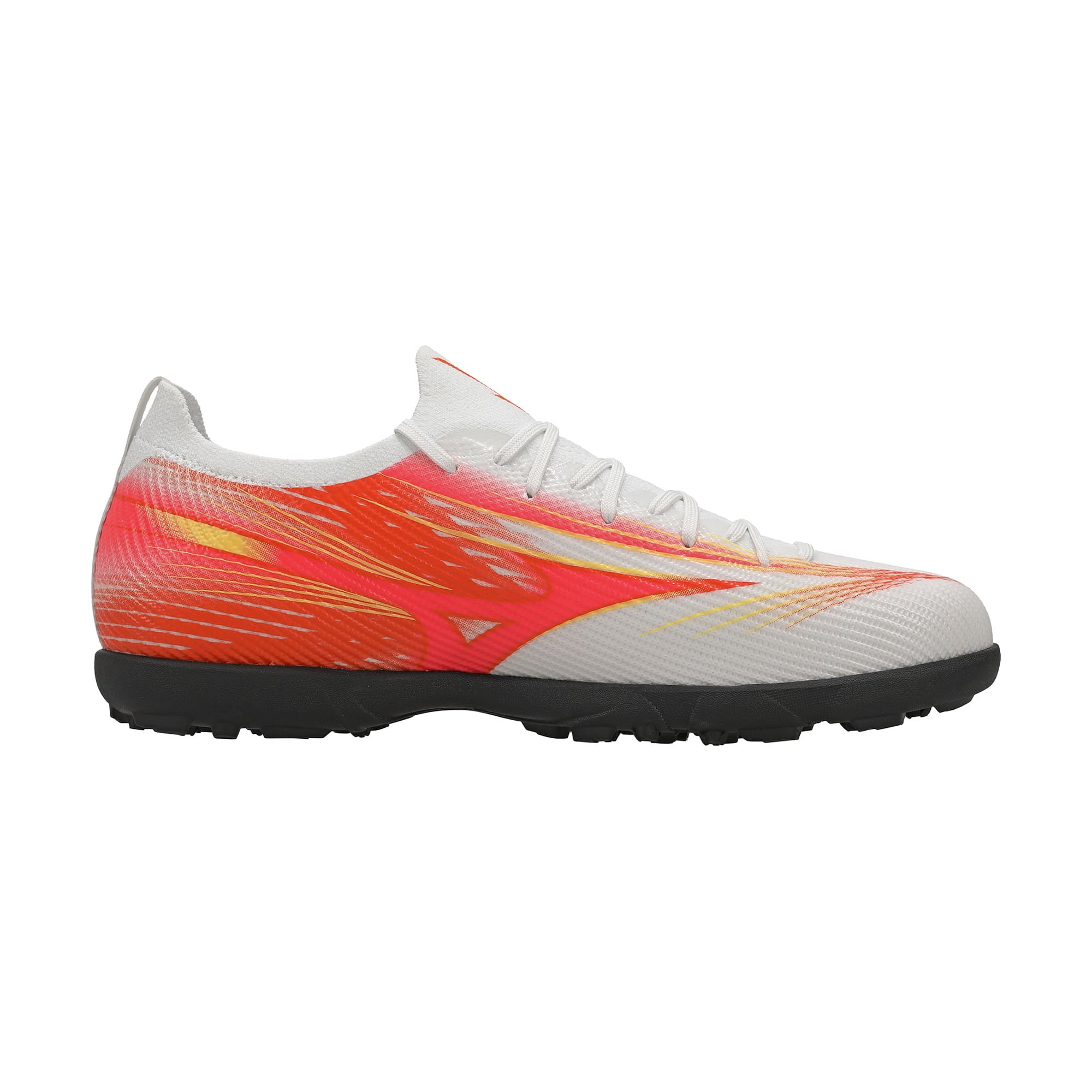 Chuteira Society Mizuno Alpha Club AS Branco/Laranja 3
