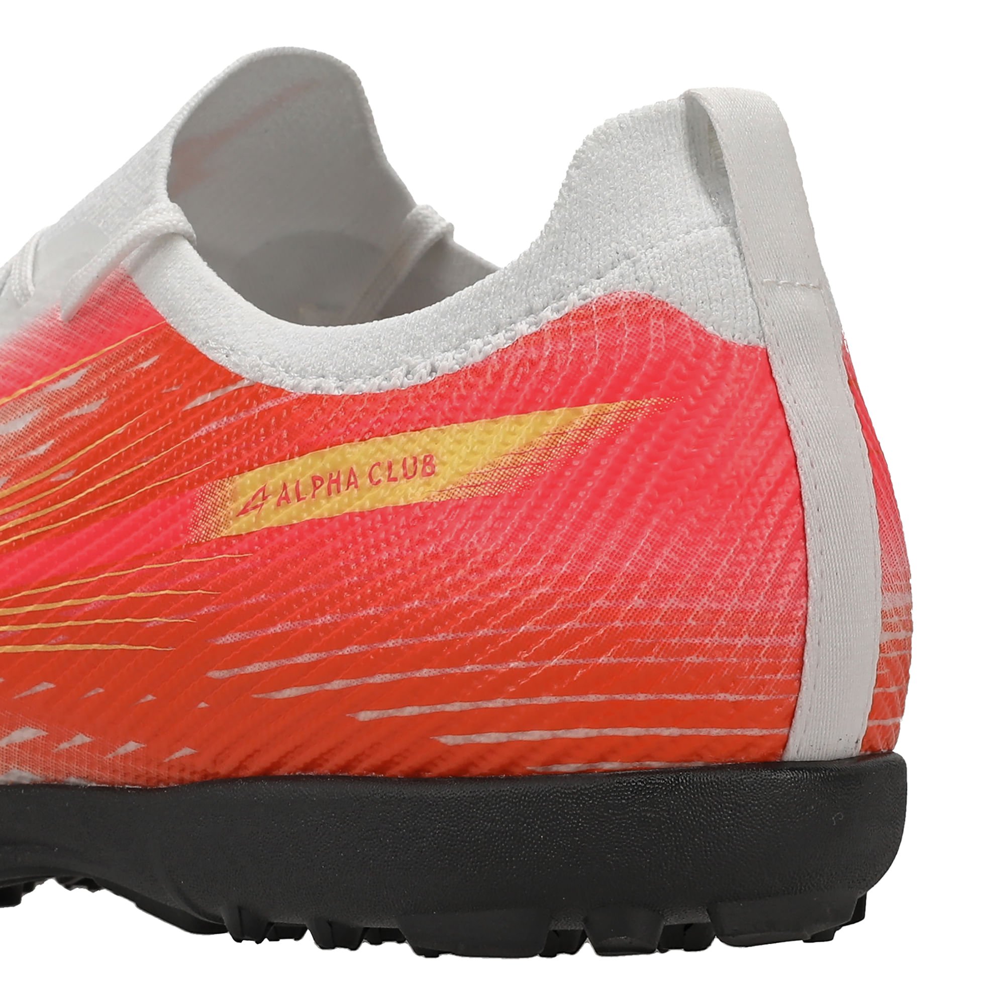 Chuteira Society Mizuno Alpha Club AS Branco/Laranja 7