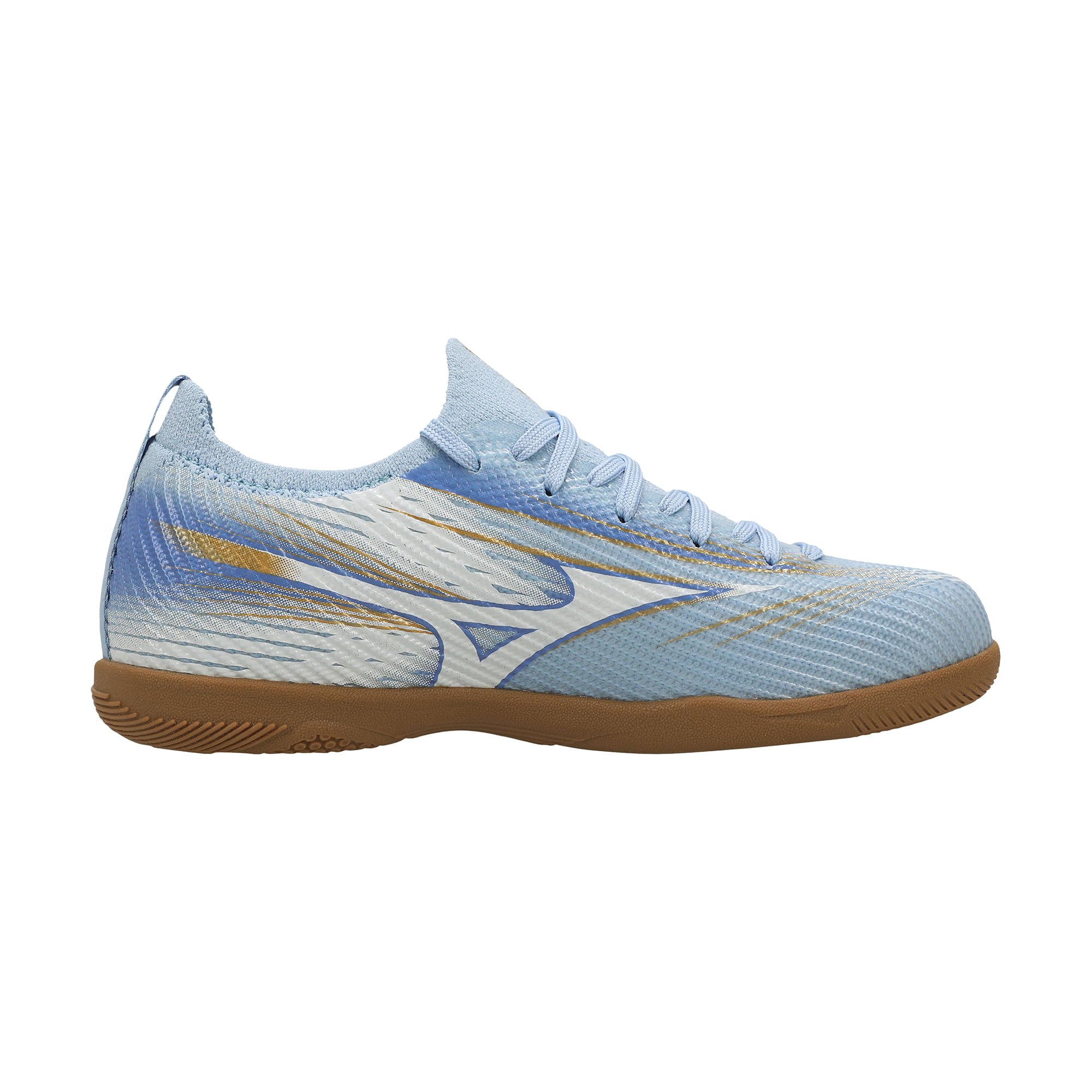 Chuteira Futsal Mizuno Alpha Club IN Infantil Azul 3