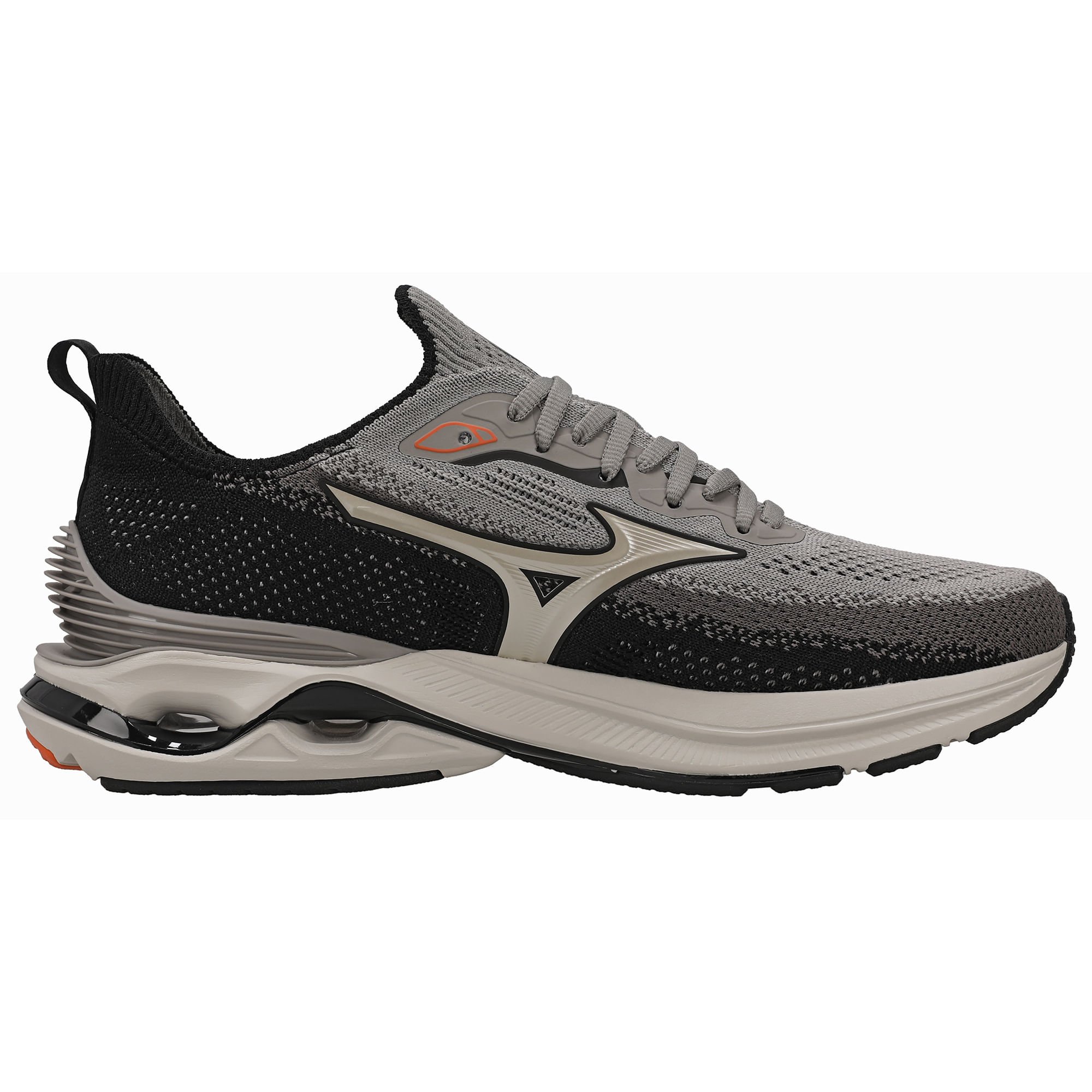 Tênis de Corrida Mizuno Wave Mirai 8 Cinza/Preto 2