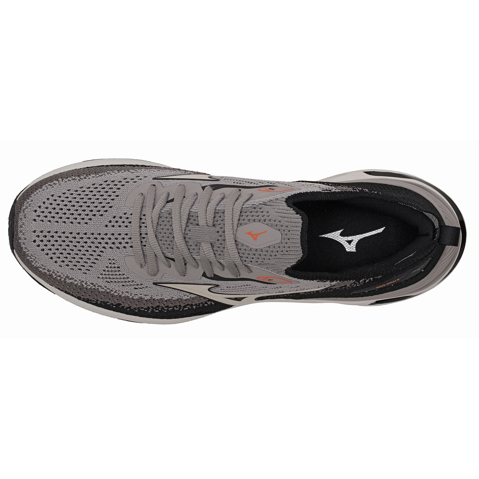 Tênis de Corrida Mizuno Wave Mirai 8 Cinza/Preto 3