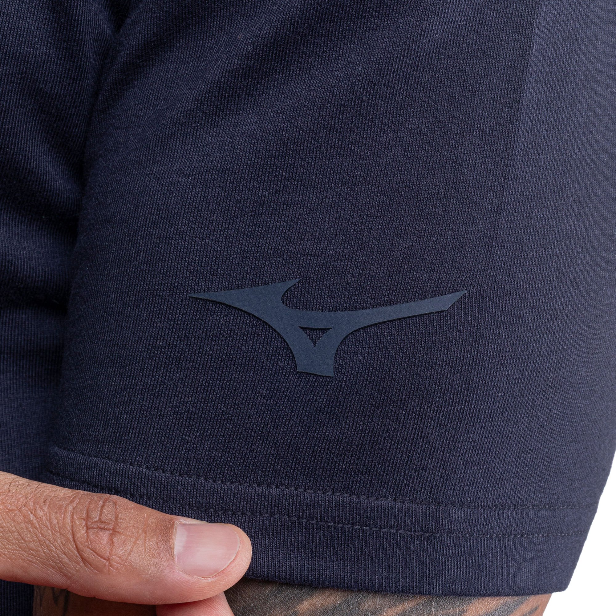 Camiseta Casual Mizuno Big Logo Masculina Azul 4