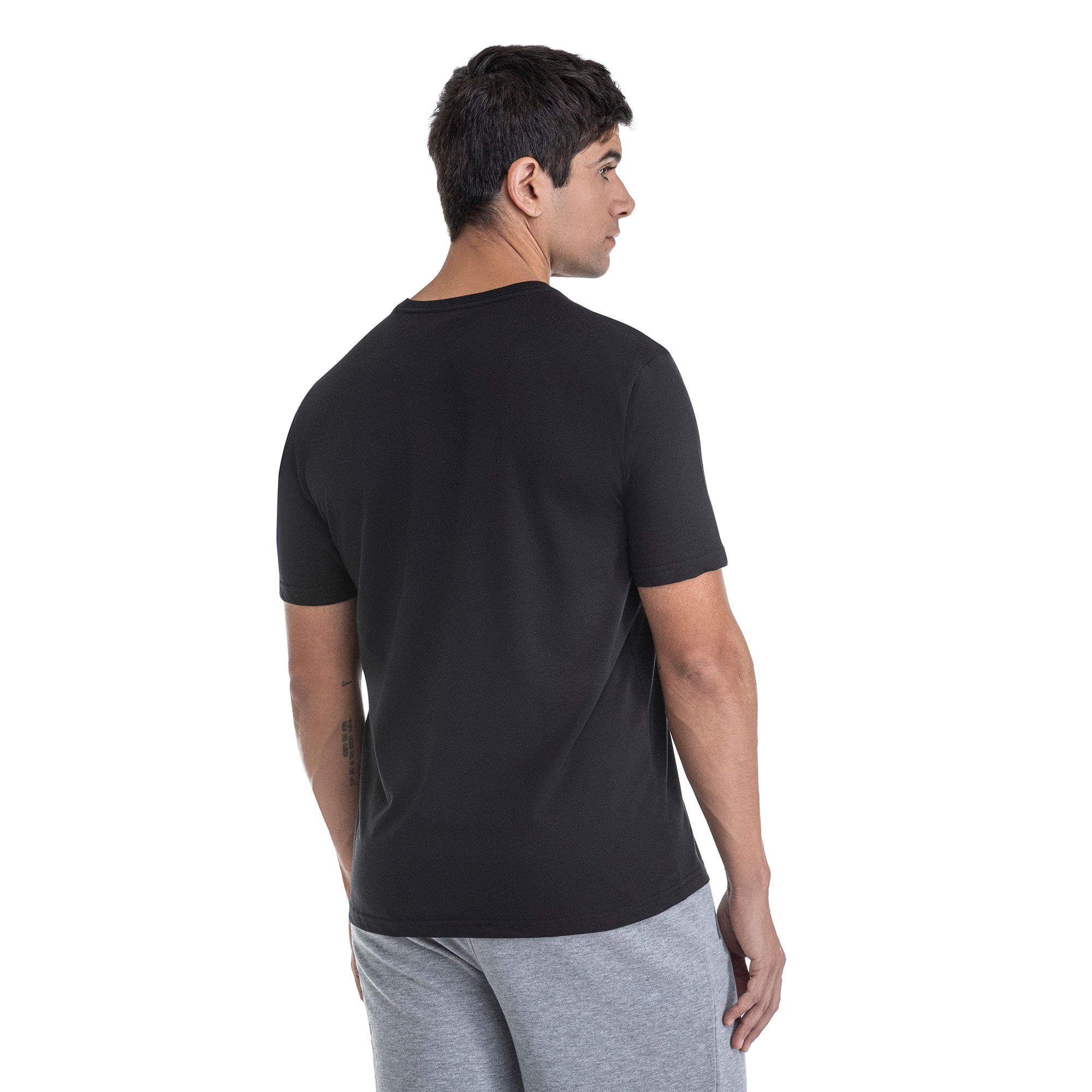 Camiseta Manga Curta Mizuno Stamp 2 Masculina Preto 3