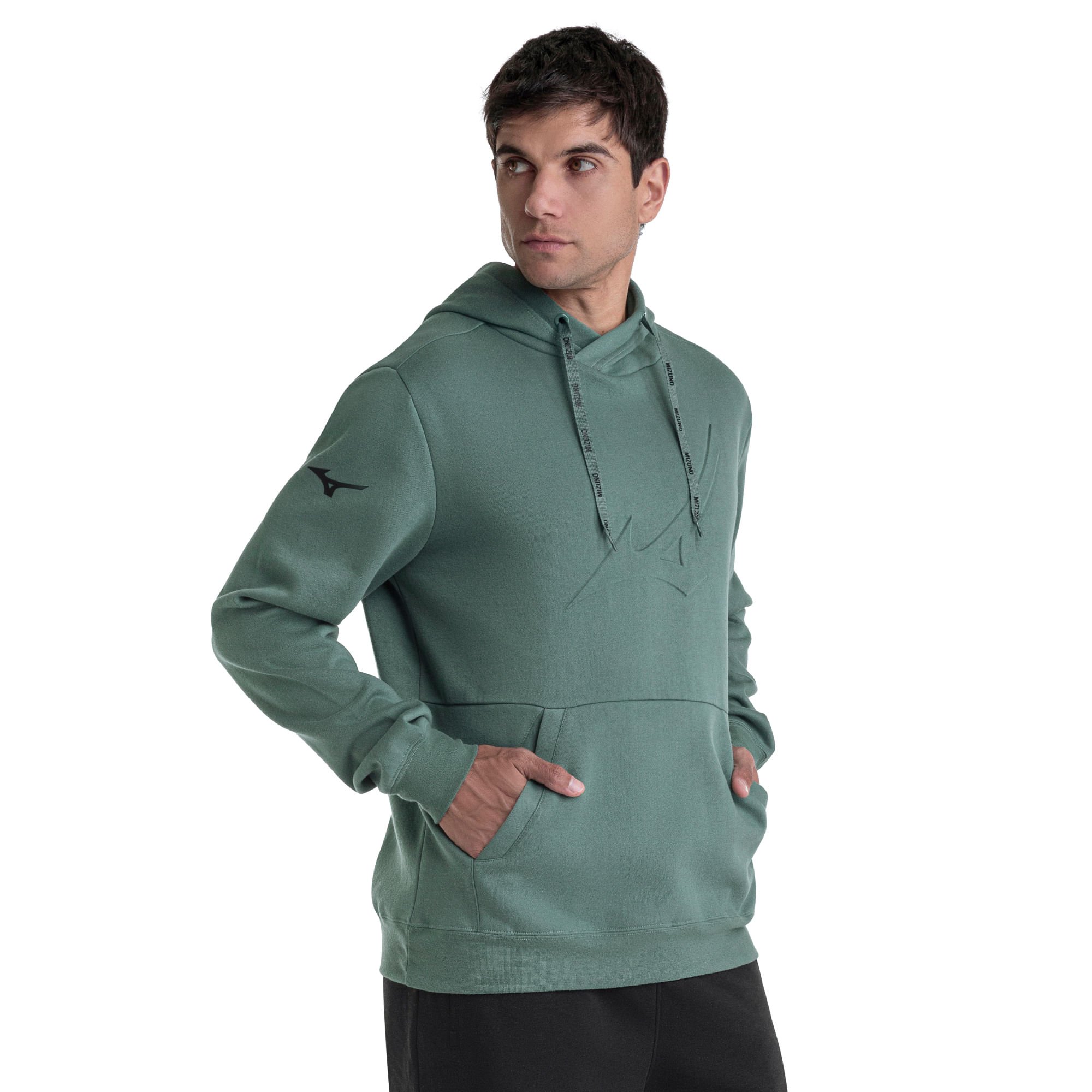 Moletom Casual Mizuno Soft II Verde 2
