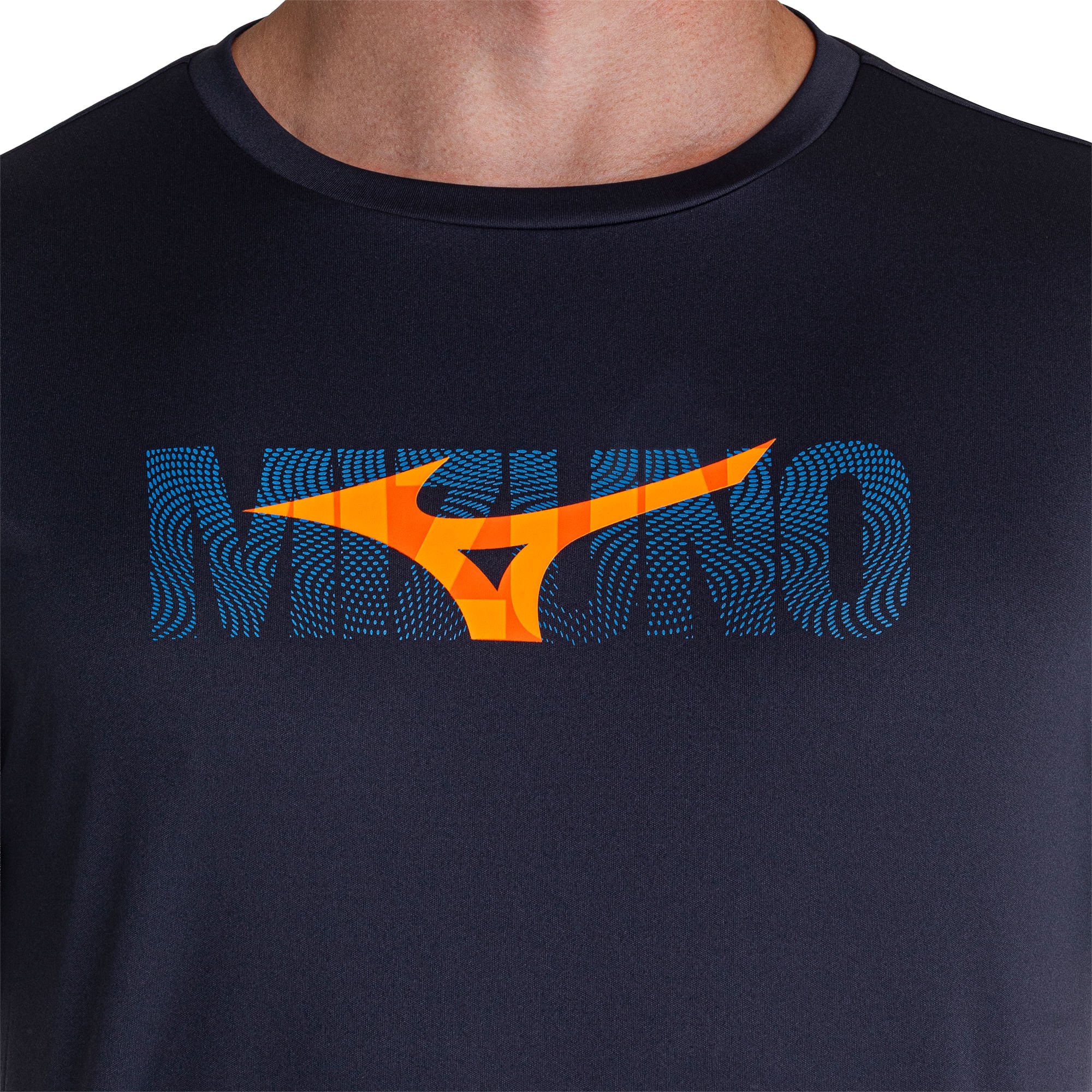 Camiseta de Treino Mizuno Energy Stamp III Masculina Azul 4