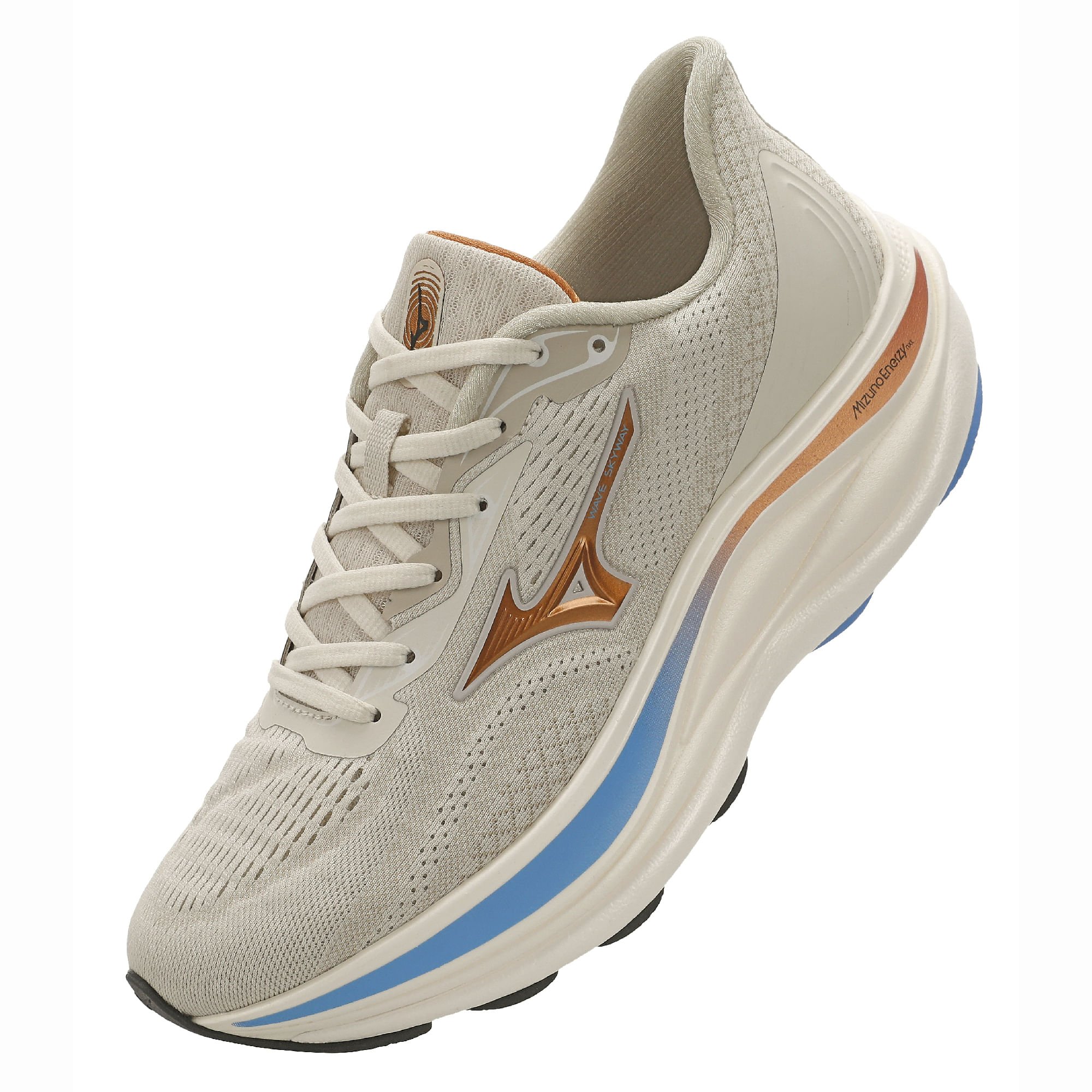 Tênis de Corrida Mizuno Wave Skyway Bege 6