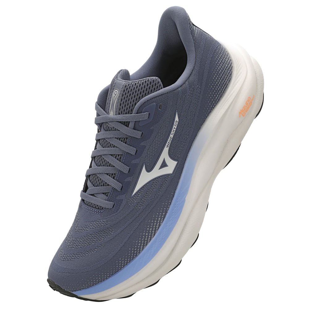Tênis de Corrida Mizuno Wave SKY 9 Cinza 6