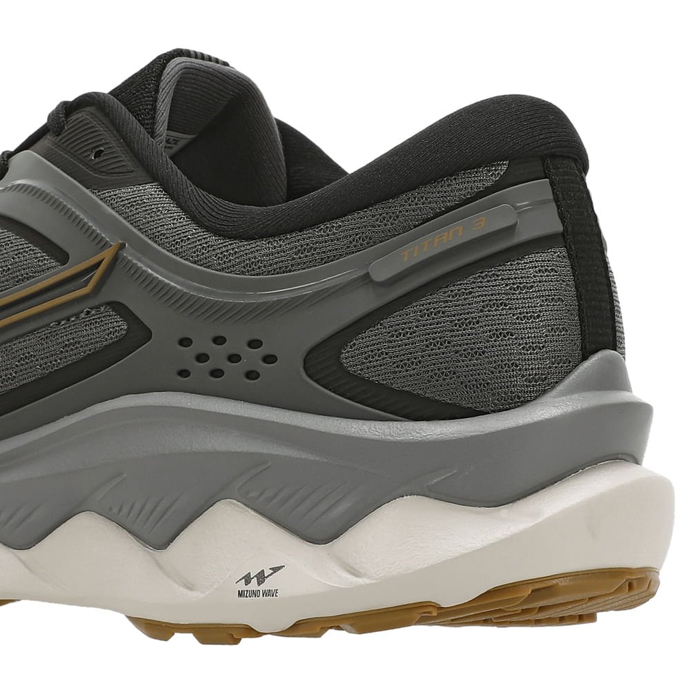 Tênis de Corrida Mizuno Wave Titan 3 Cinza 7