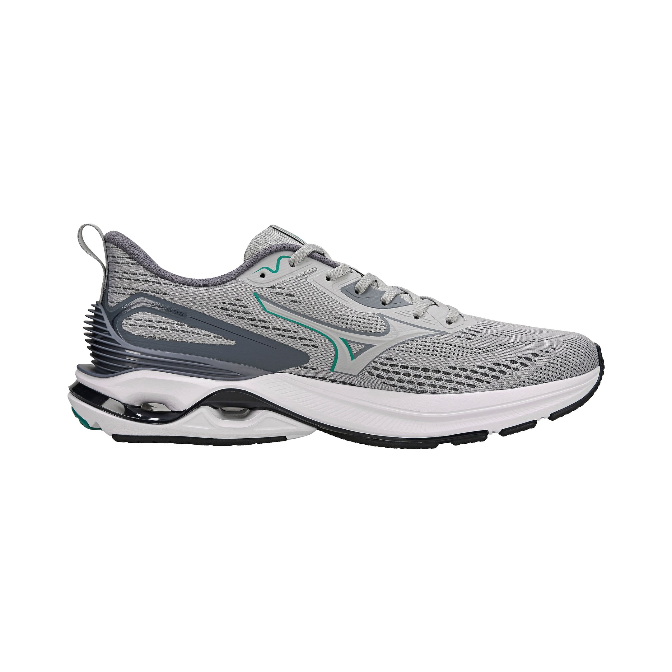 Tênis de Corrida Mizuno Wave Dynasty 8 Cinza 3