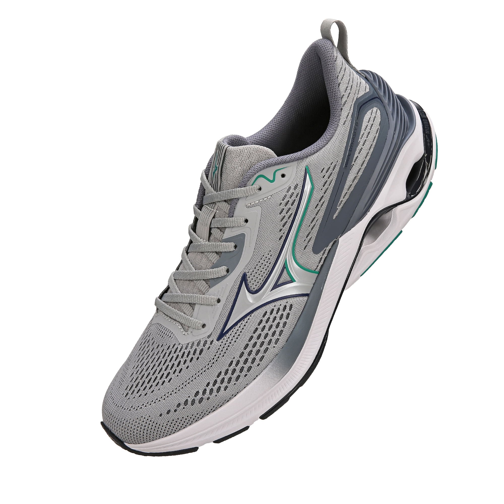 Tênis de Corrida Mizuno Wave Dynasty 8 Cinza 6