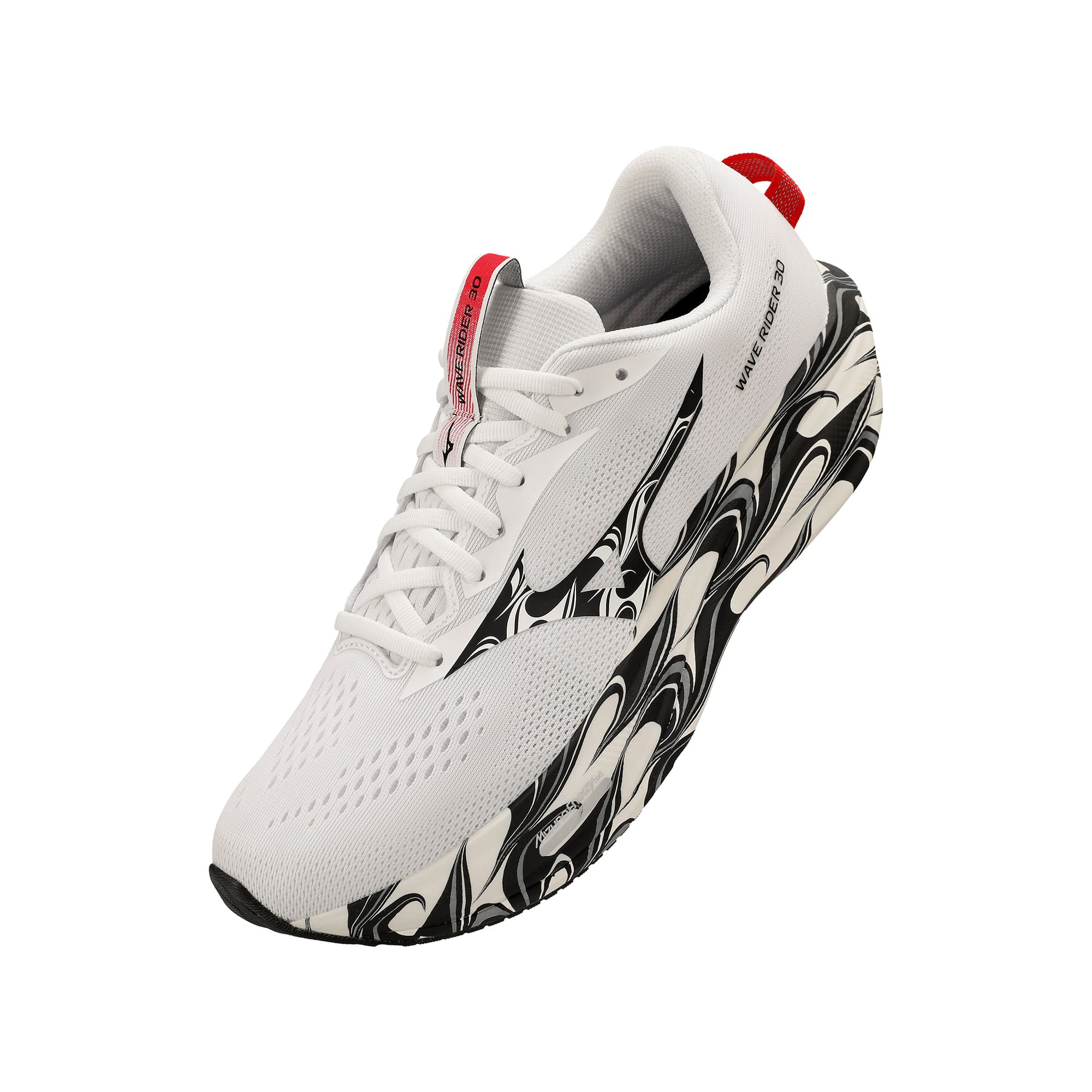 Tênis de Corrida Mizuno Wave Rider 30 Disclosure Branco 6