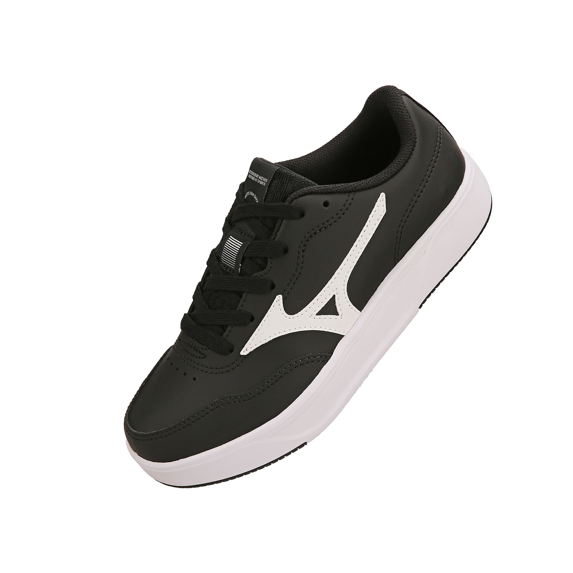Tênis Casual Mizuno City Wall Infantil Preto 6